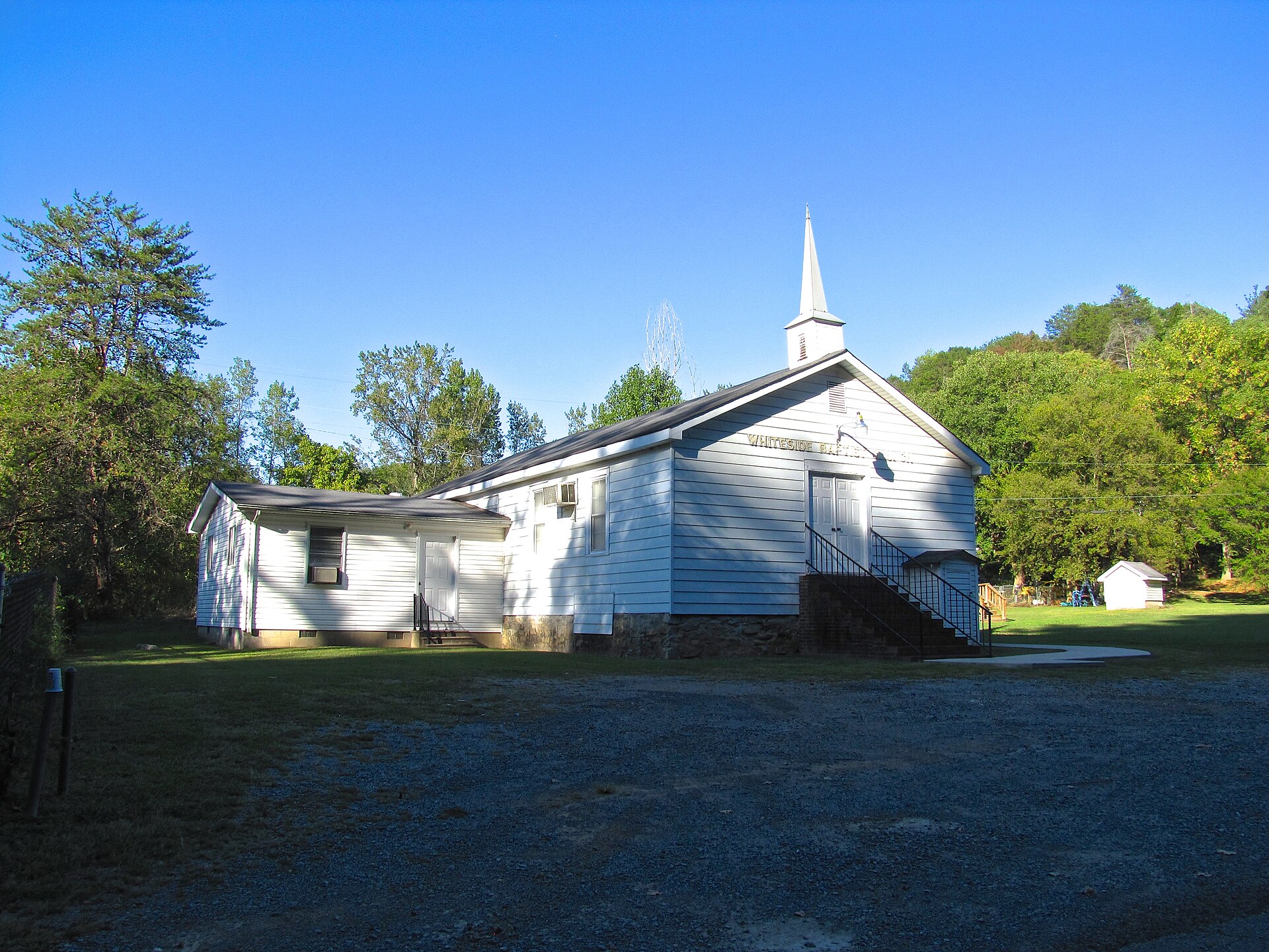 Whiteside Baptist Church in Whiteside, Tennessee, United States.