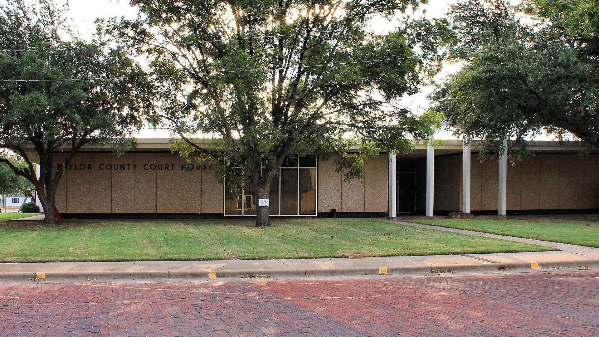 The Baylor County Courthouse in Seymour, Texas, United States was built in 1968.
