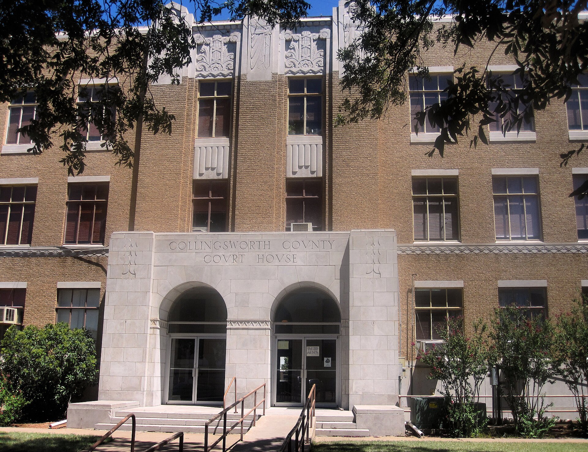 Collingsworth County, Texas Courthouse. I took photo with Canon camera in Collingsworth County, TX.
