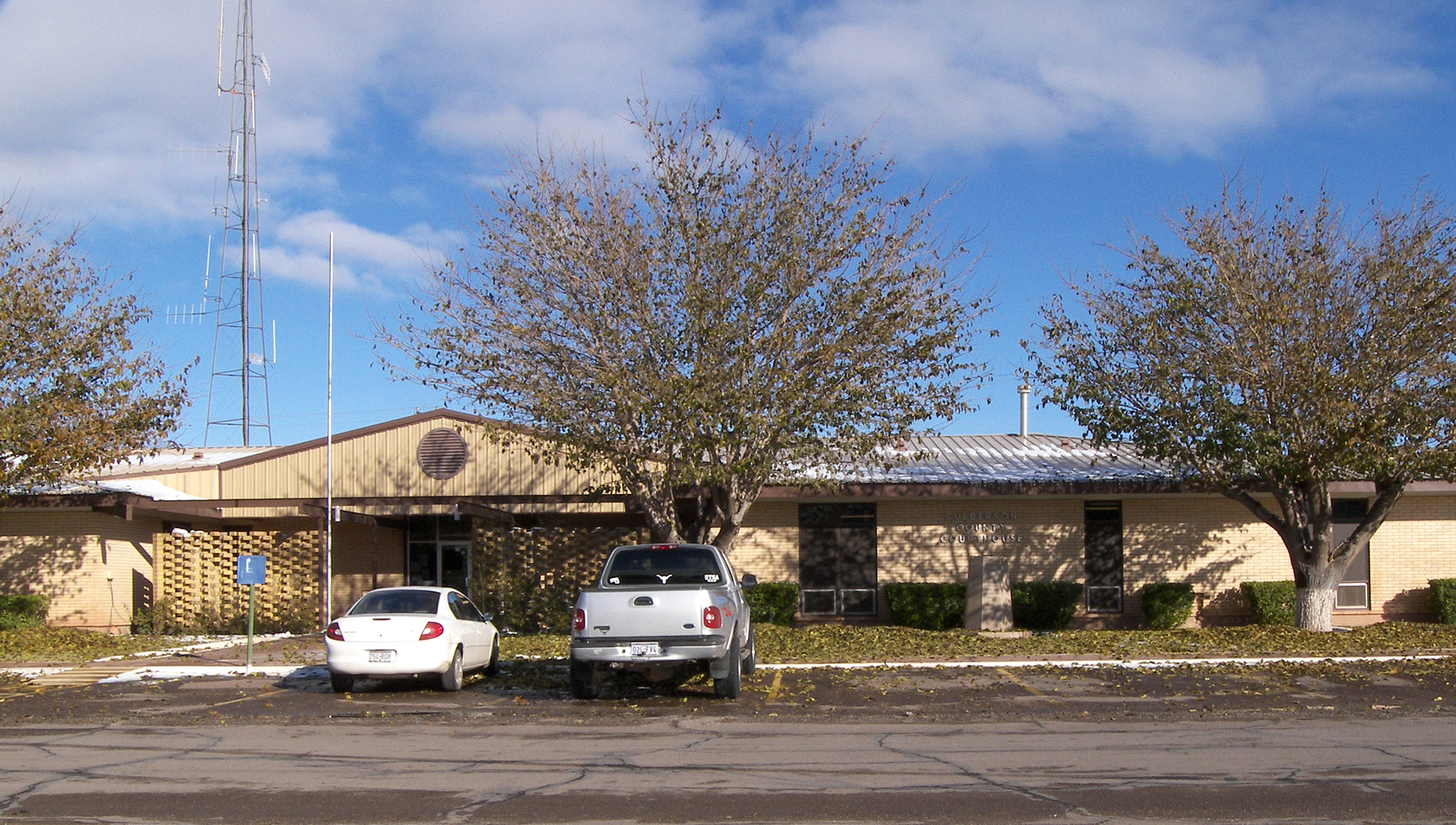 The Culberson County Courthouse in Van Horn, Texas, United States.