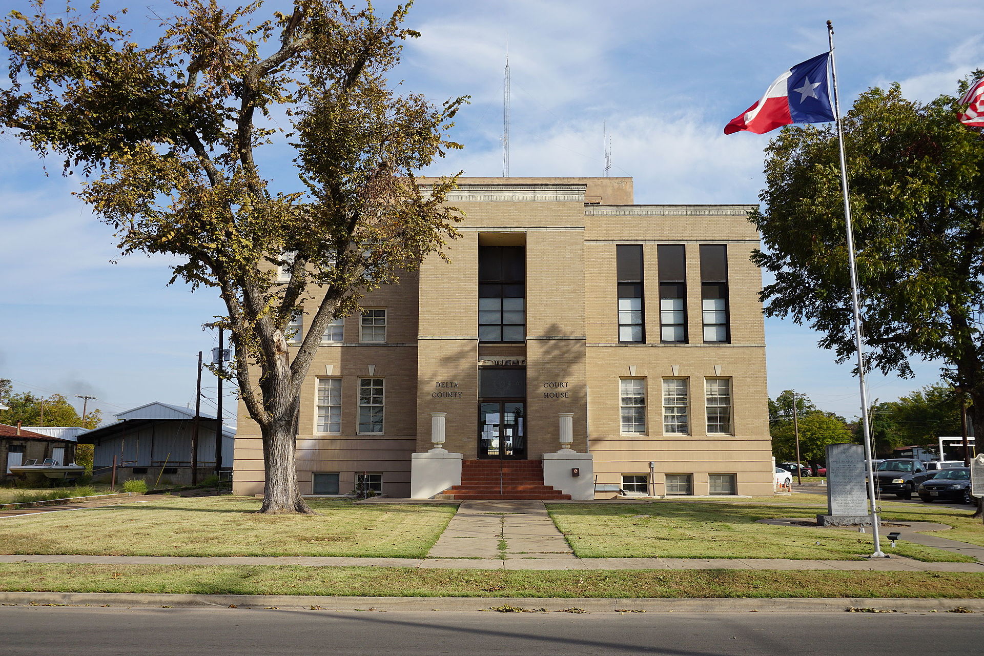 The Delta County Courthouse in Cooper, Texas (United States).
