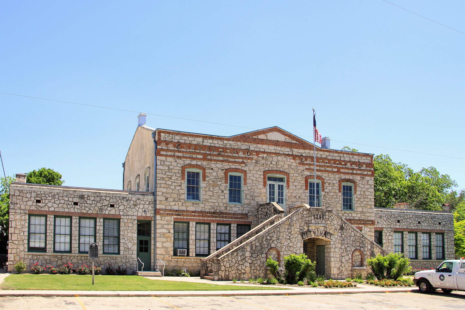 The Castroville City Hall in Castroville, Texas, United States.