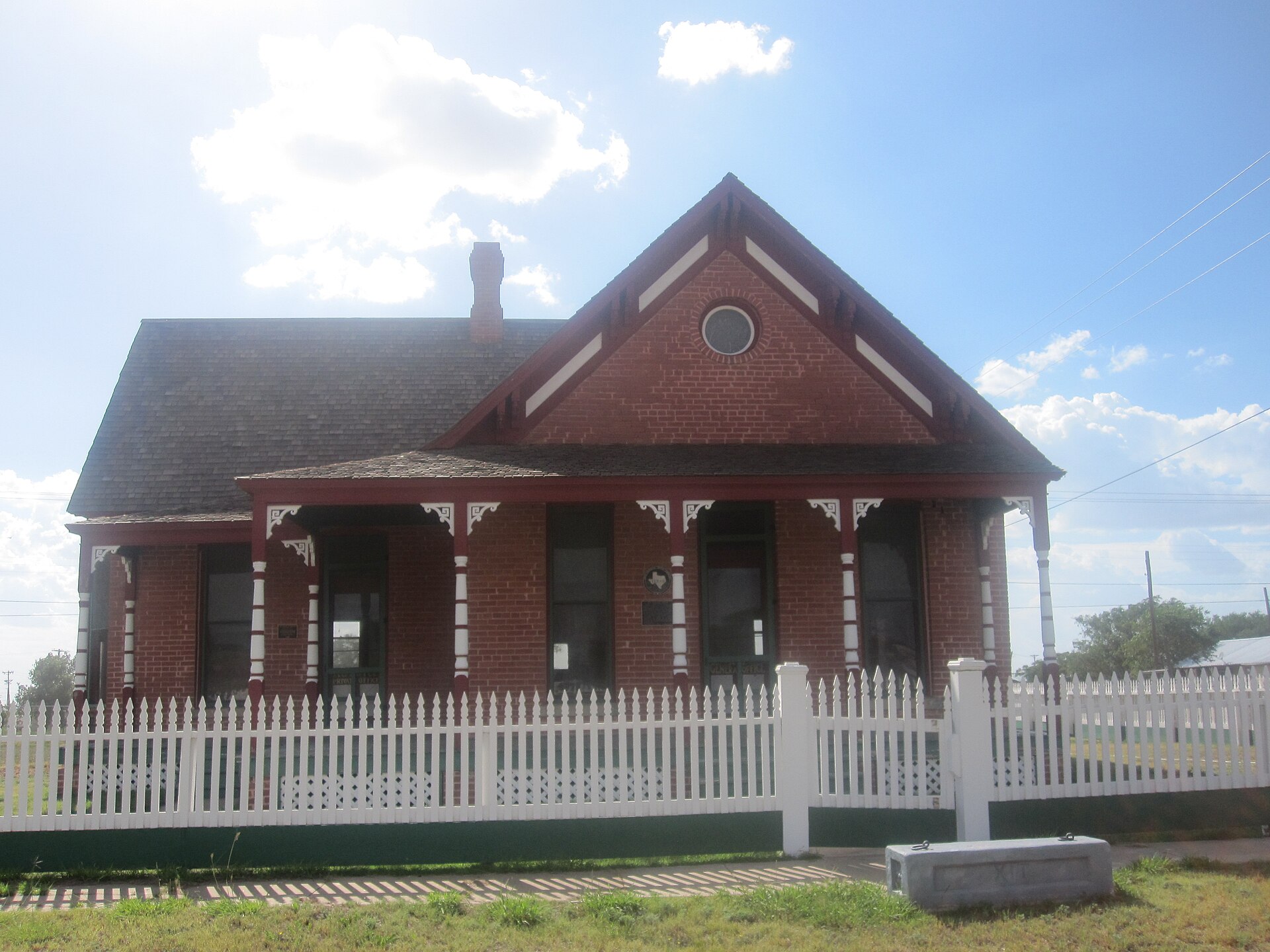 I took photo with Canon camera in Channing, TX. — Texas
