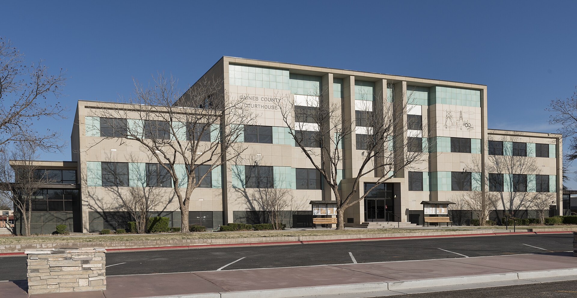 Title: The Gaines County Courthouse in Seminole, Texas Physical description: 1 photograph : digital, tiff file, color.
