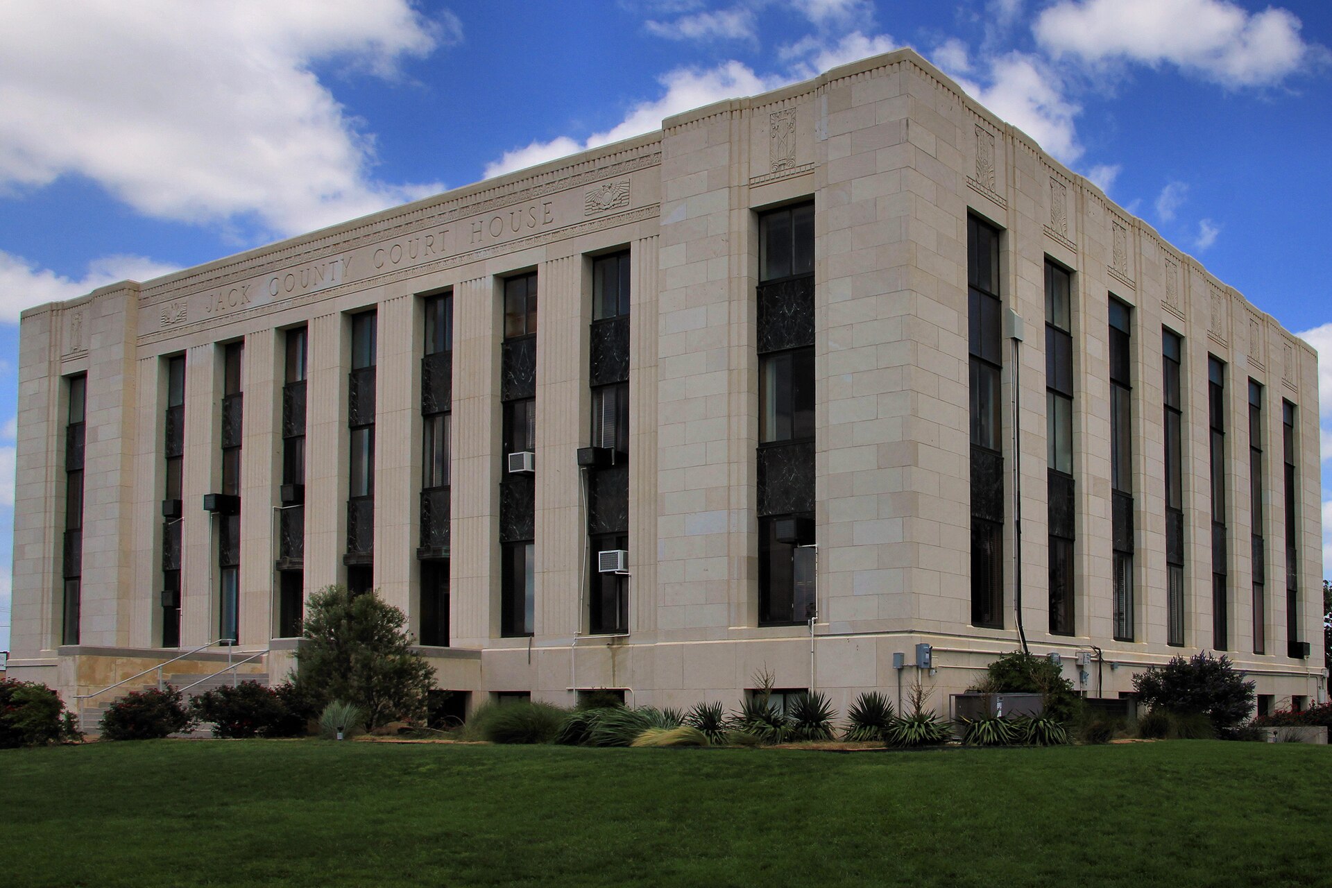 The Jack County Courthouse in Jacksboro, Texas, United States was built in 1940. The courthouse was designated a Recorded Texas Historic Landmark in 2013.