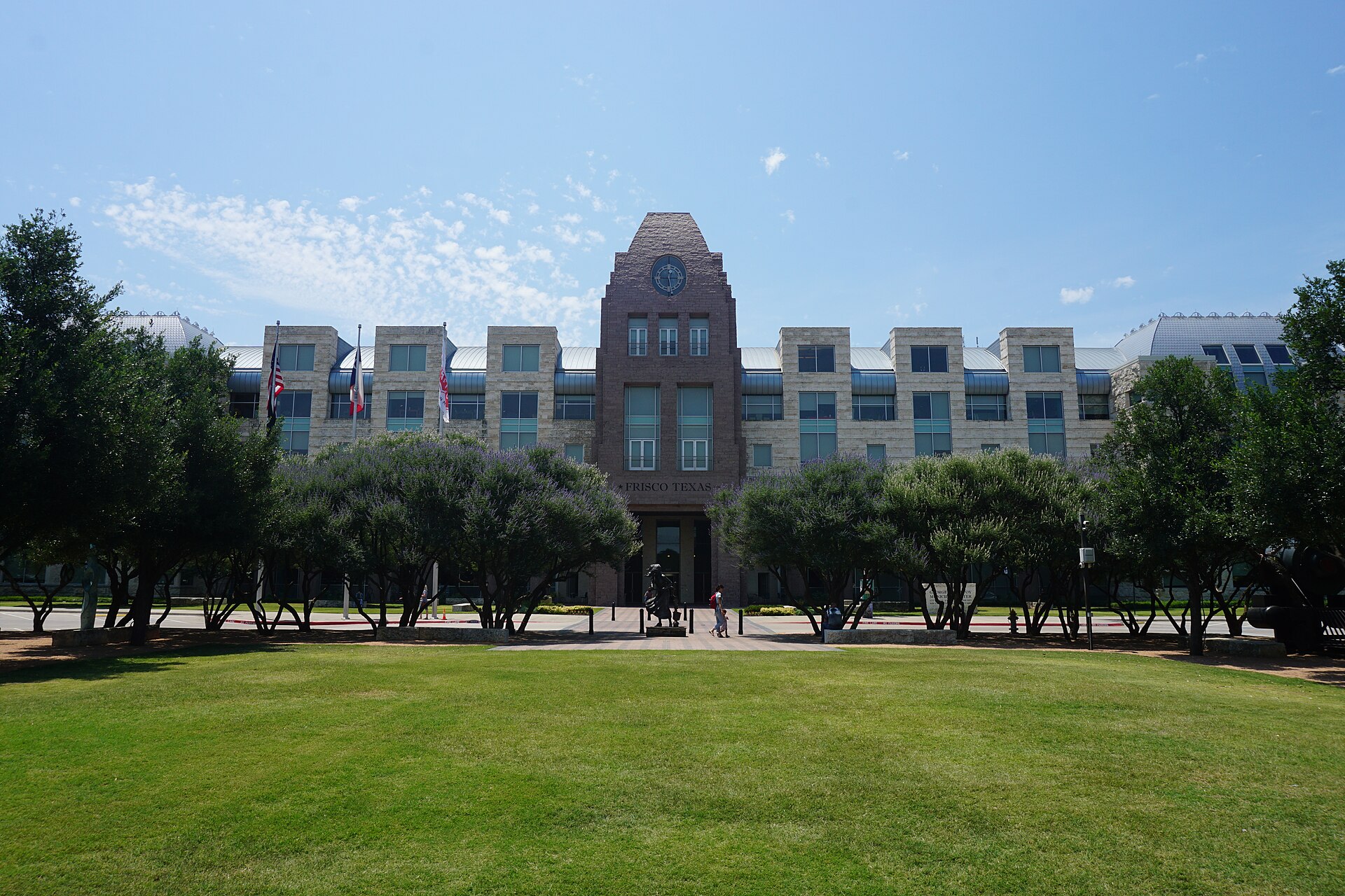 The George A. Purefoy Municipal Center and Frisco Square in Frisco, Texas (United States).