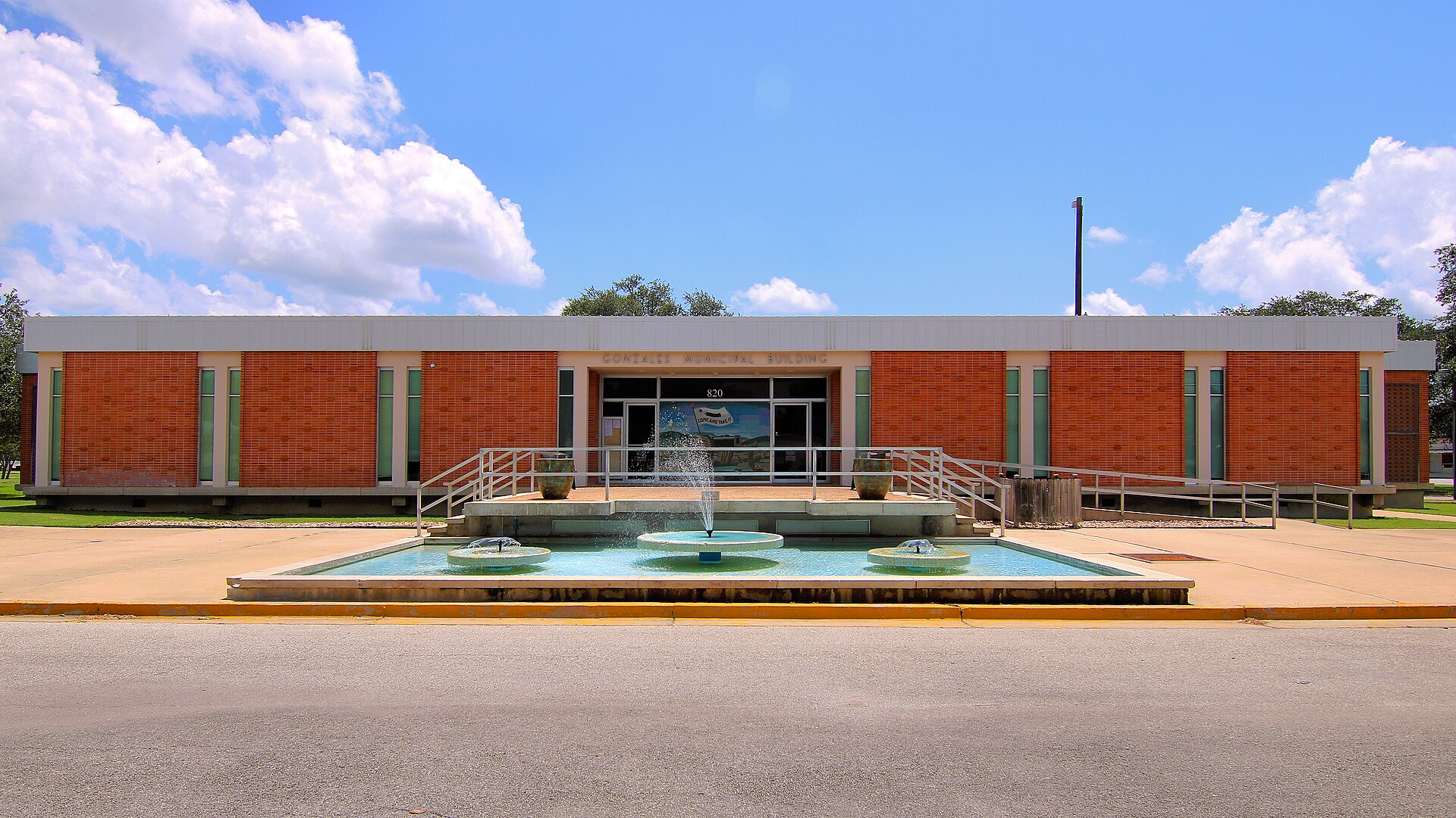 City Hall of Gonzales Texas, United States.