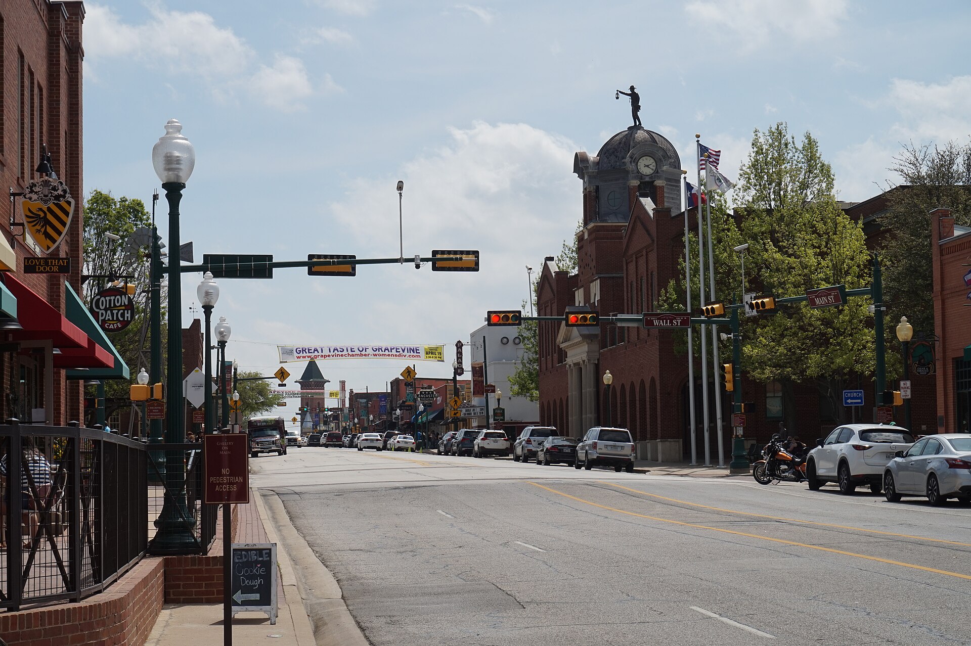 Main Street, Grapevine, Texas, United States.