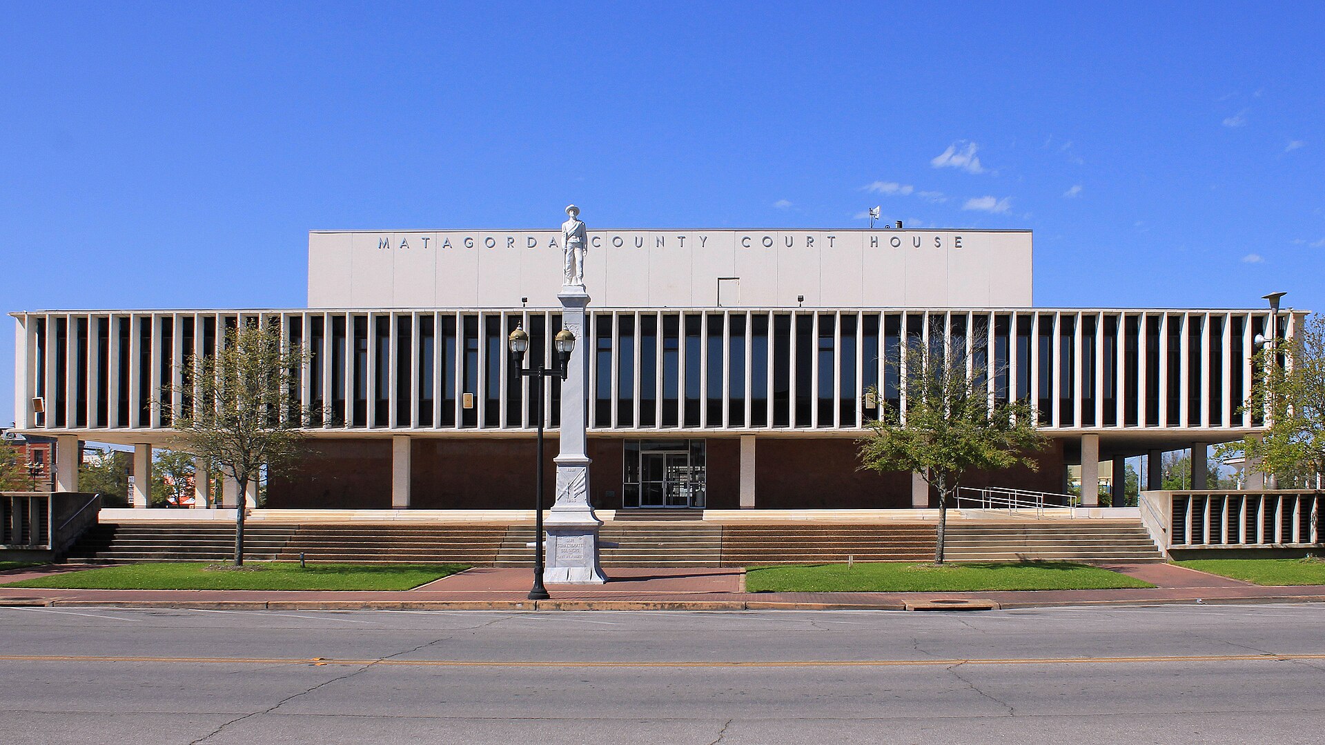 The Matagorda County Courthouse in Bay City, Texas, United States.