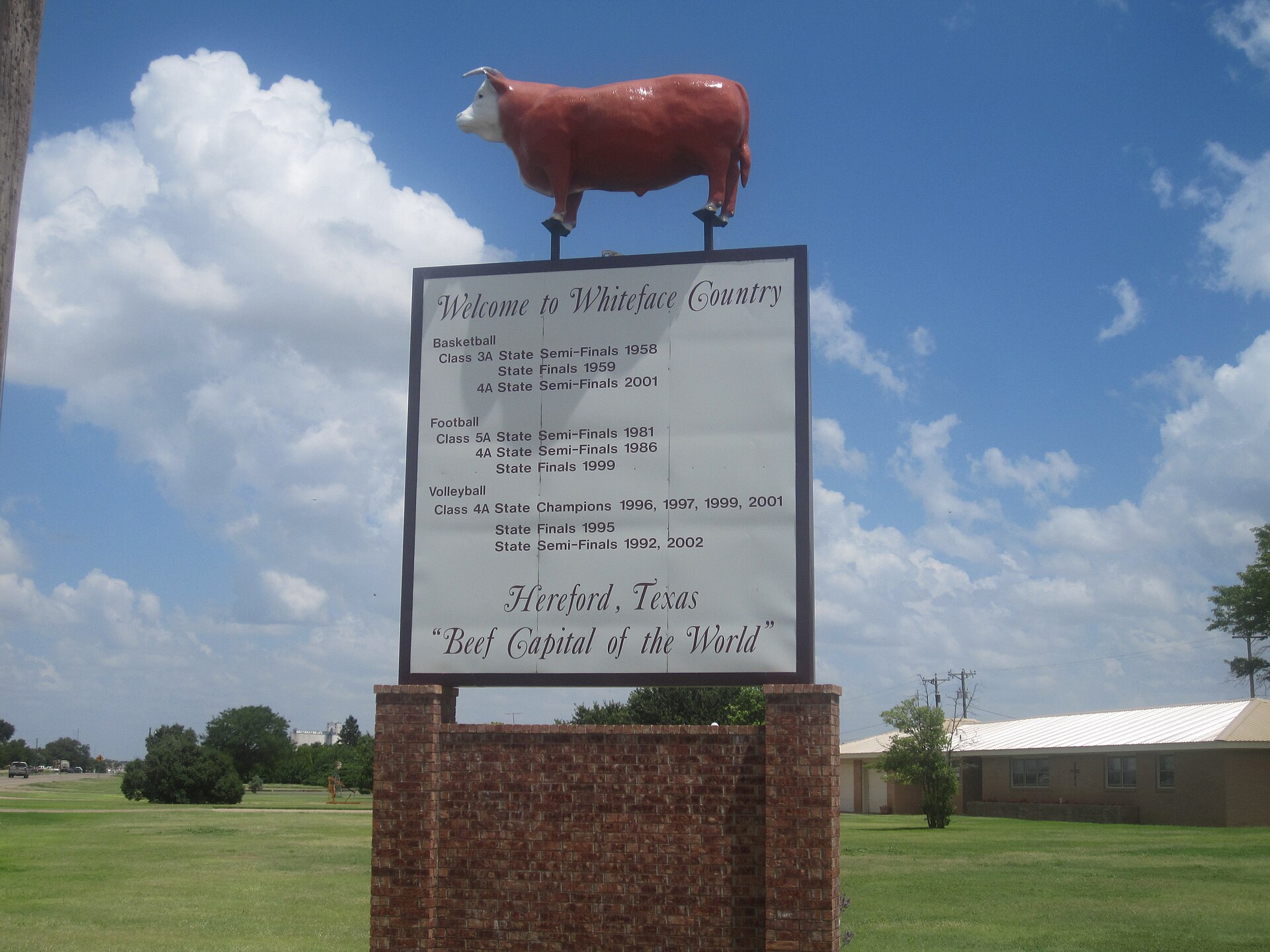 I took photo in Hereford, TX, with Canon camera. — Texas