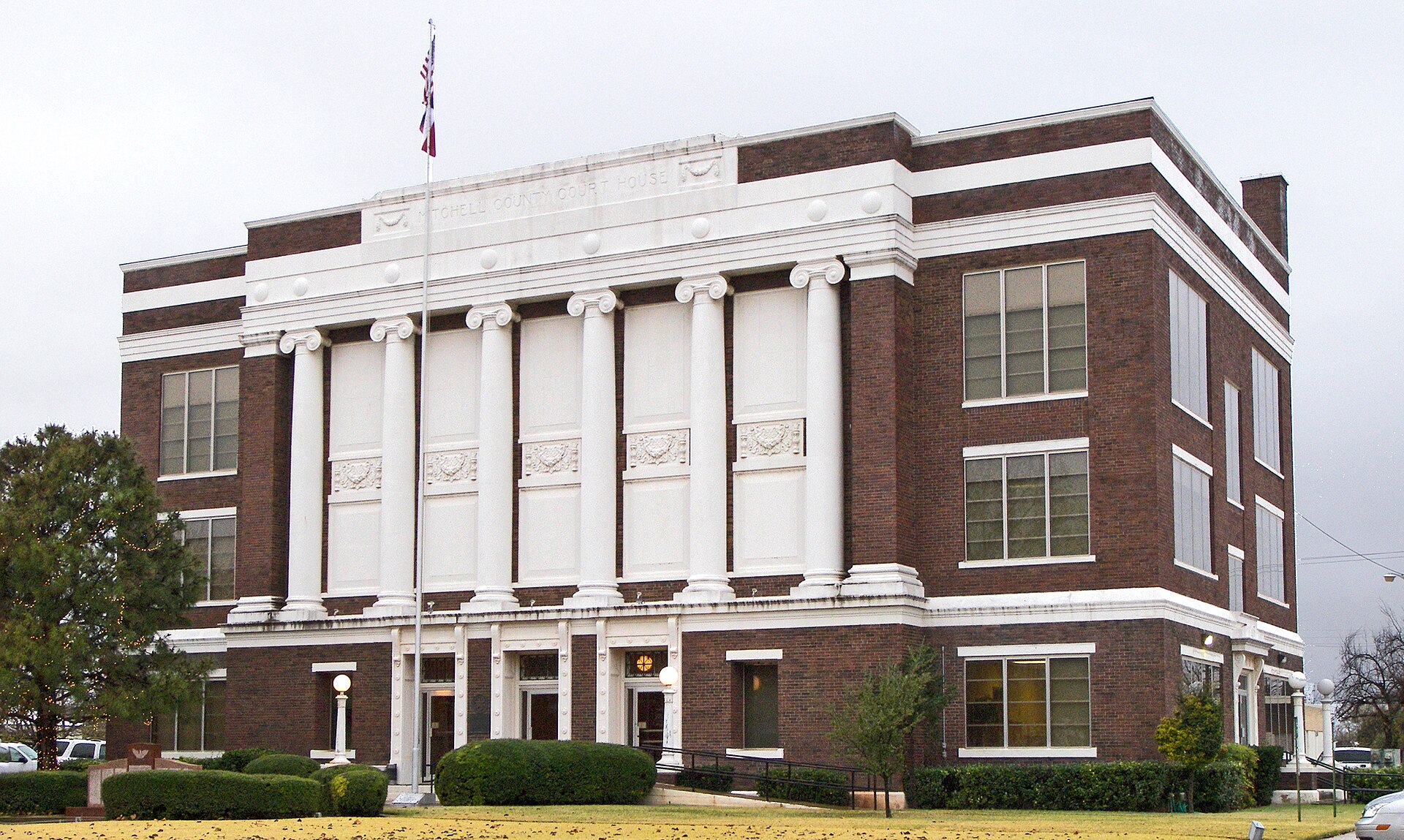 The Mitchell County Courthouse in Colorado City, Texas, United States.