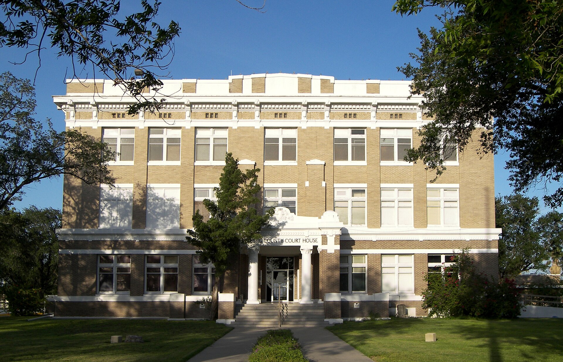 The Kleberg County Courthouse located in Kingsville, Texas, United States was built in 1914. The courthouse, designed by Atlee Ayres, was listed on the National Register of Historic Places on May 10, 2010.