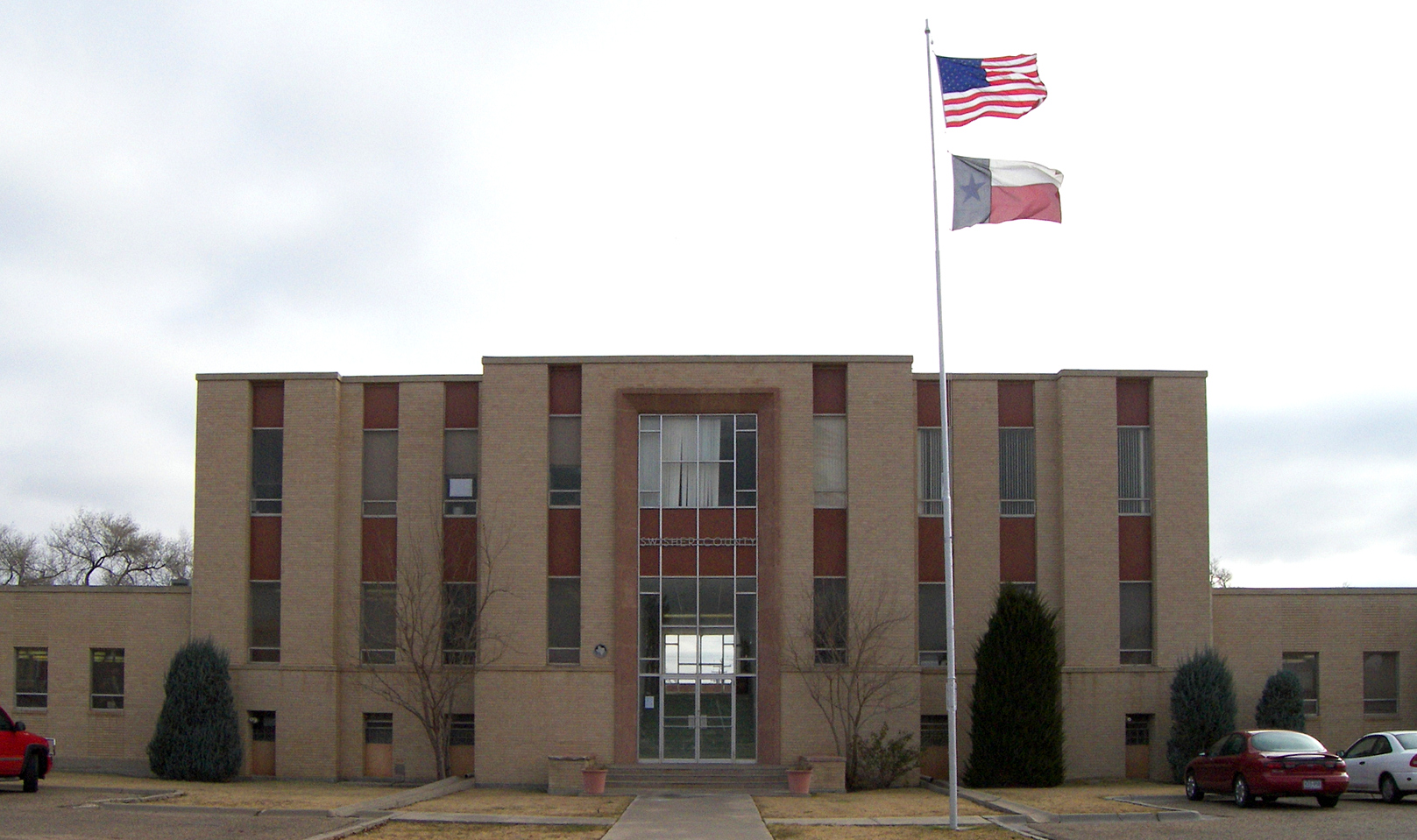 The Swisher County Courthouse in Tulia, Texas, United States.