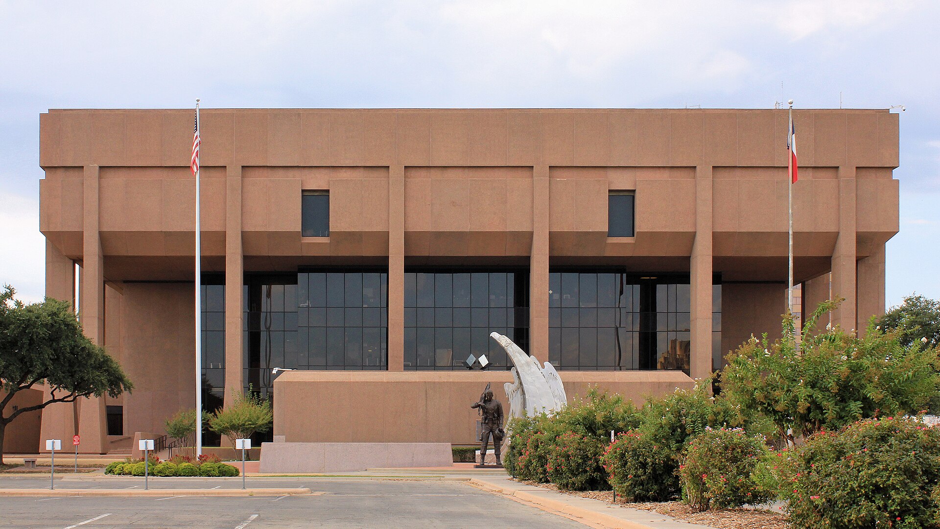 The Taylor County Courthouse in Abilene, Texas, United States.