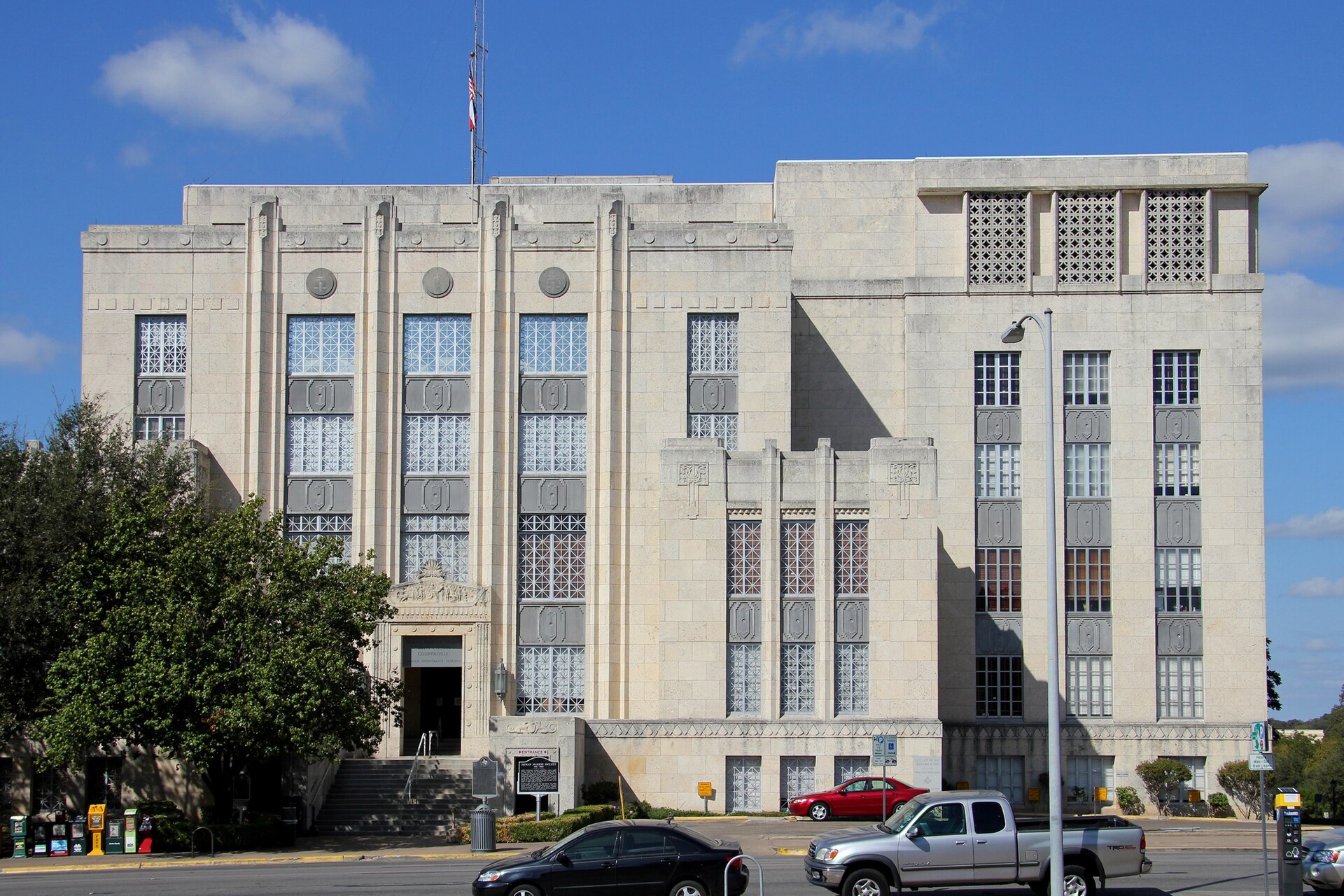 The Travis County Courthouse in Austin, Texas, United States.