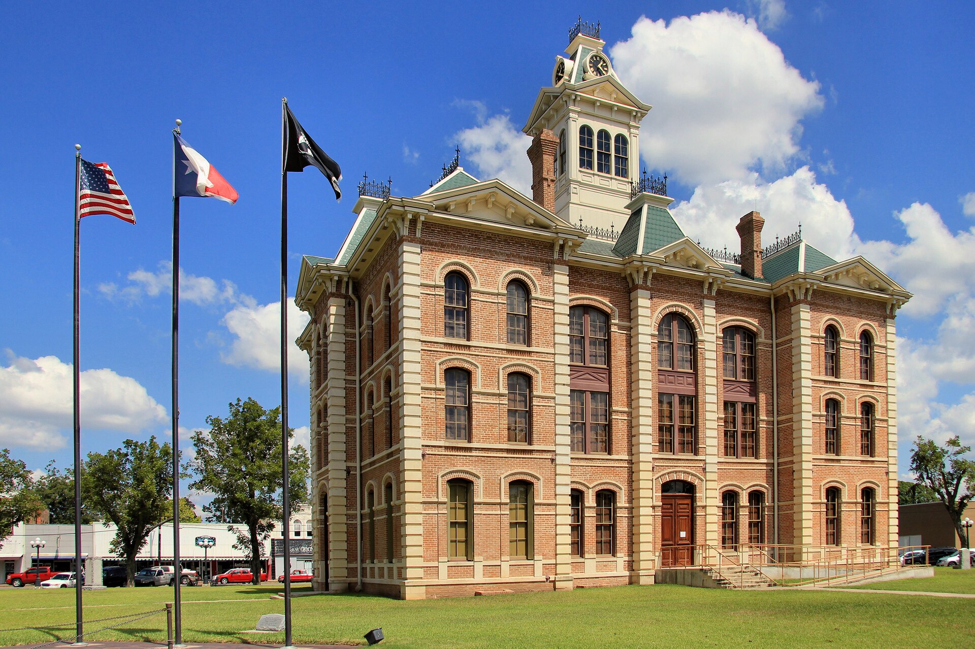 The Wharton County Courthouse in Wharton, Texas, United States.