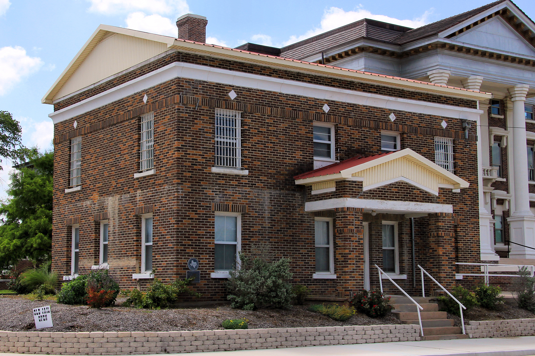 The 1927 Montague County Jail in Montague, Texas, United States.