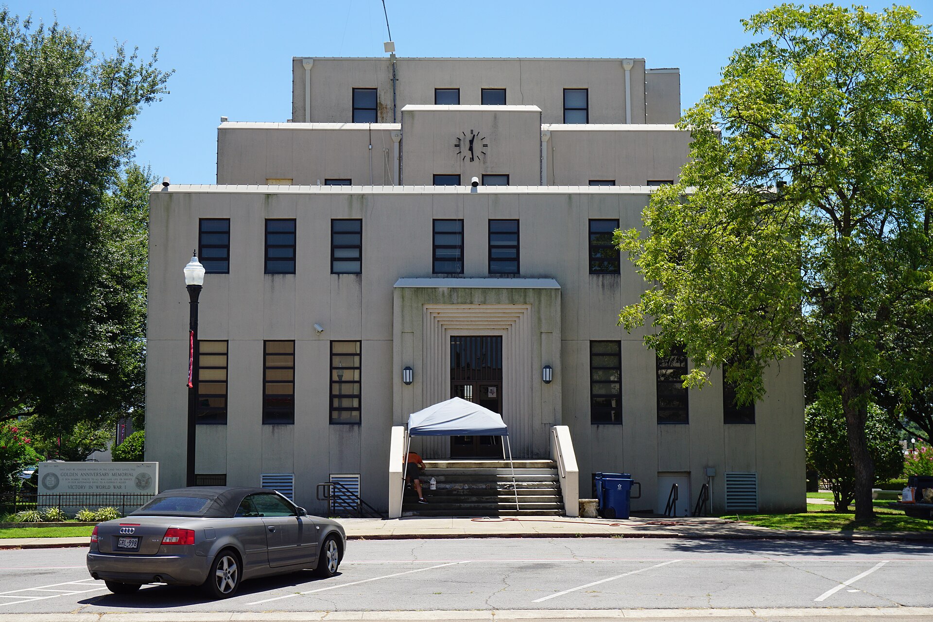 The Titus County Courthouse in Mount Pleasant, Texas (United States).