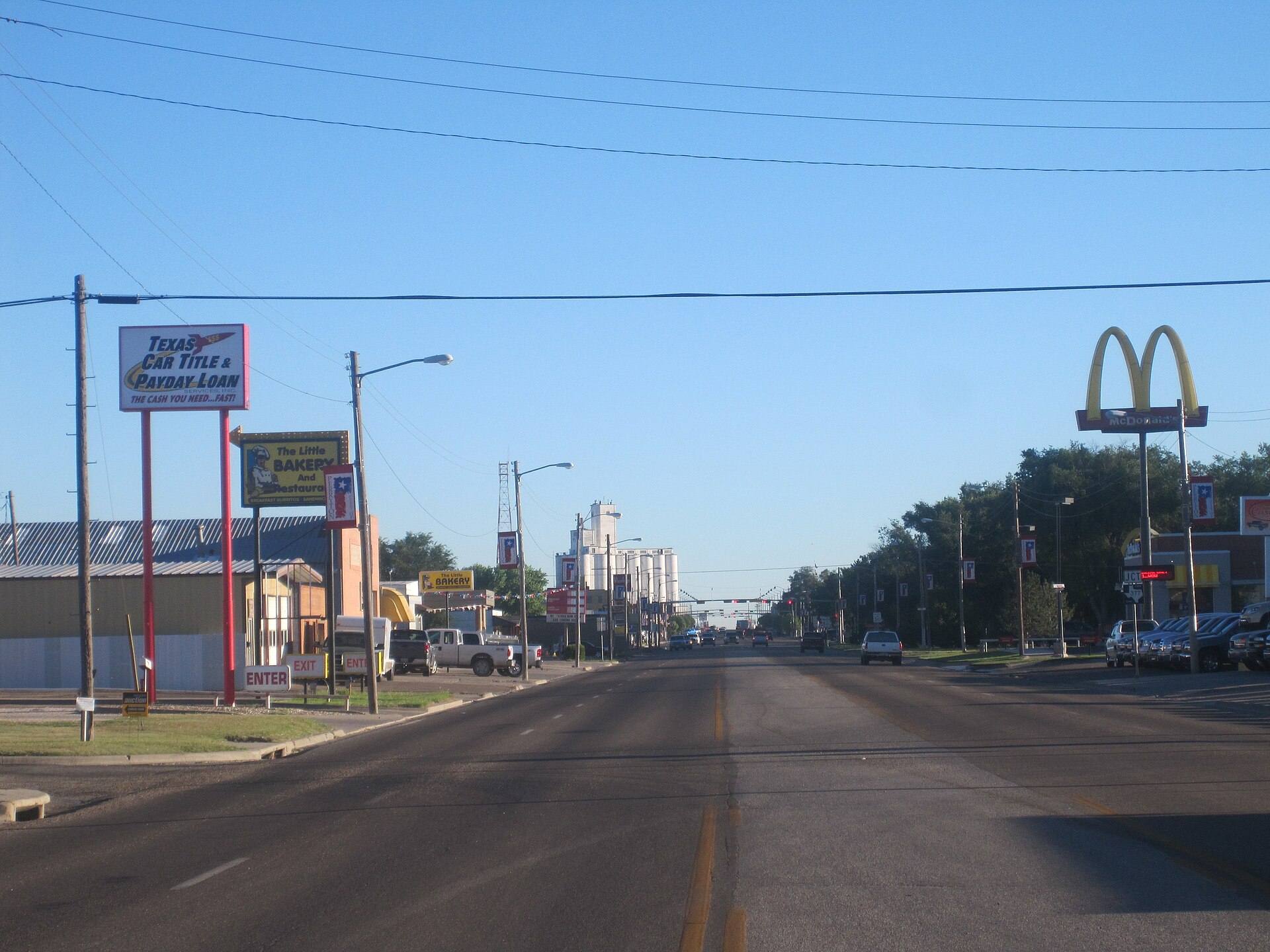 I took photo with Canon camera in Perryton, TX. — Texas