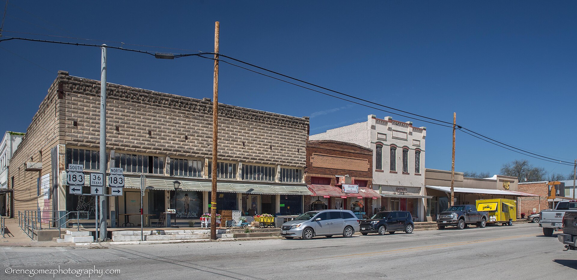 Buildings in Rising Star, Texas