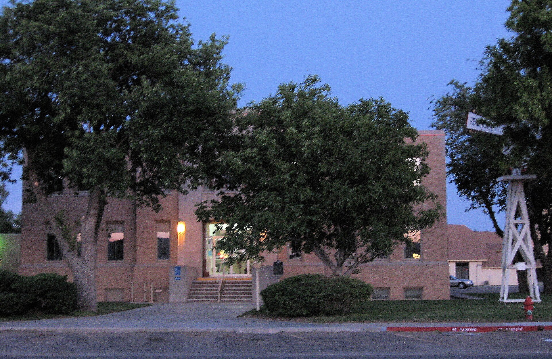 Hansford County, Texas Courthouse in Spearman, Texas, U.S.