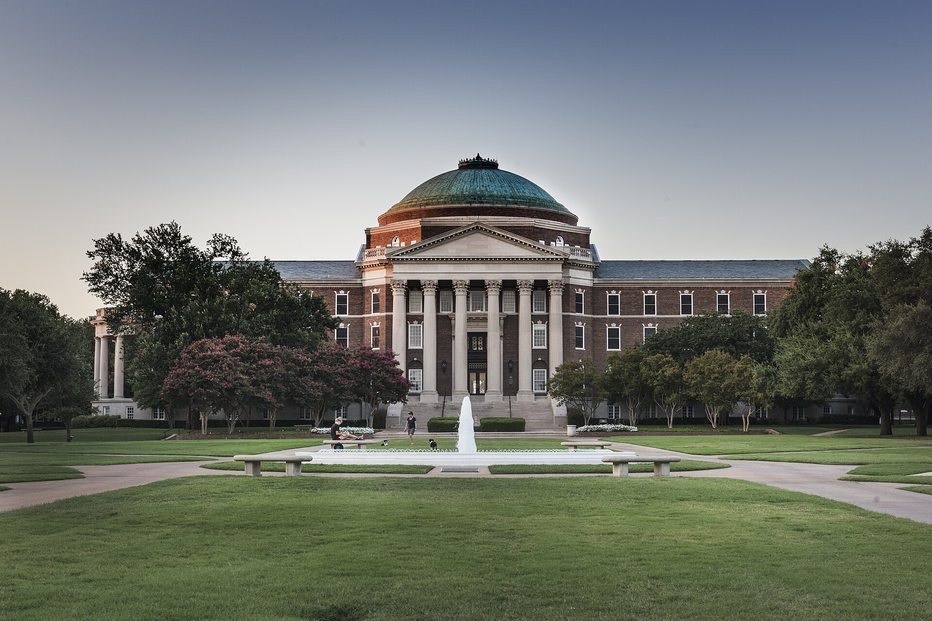 Title: Dallas Hall on the campus of Southern Methodist University, Dallas, Texas Physical description: 1 photograph : digital, tiff file, color. — University Park, Texas