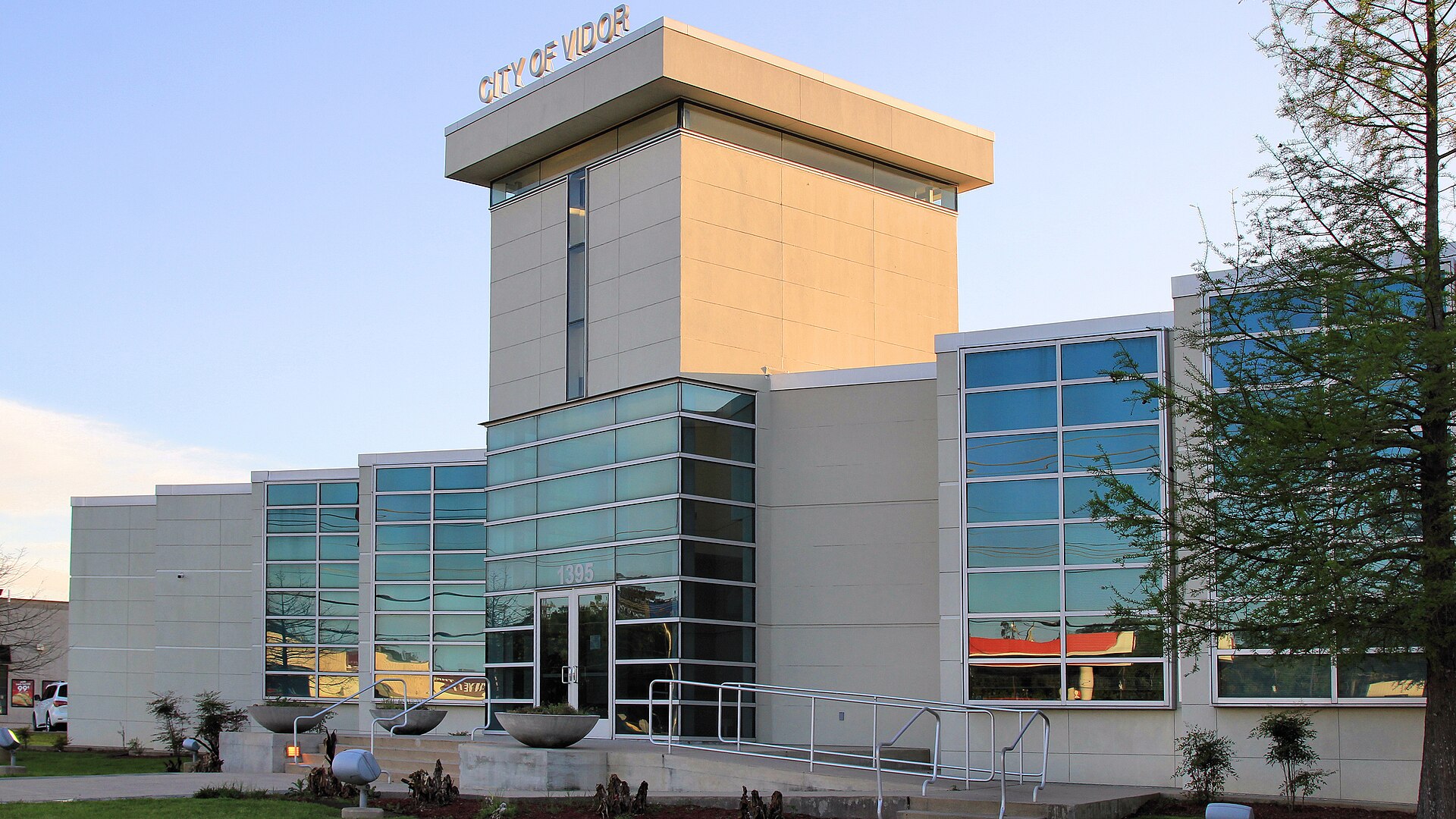 City Hall of Vidor, Texas, United States.