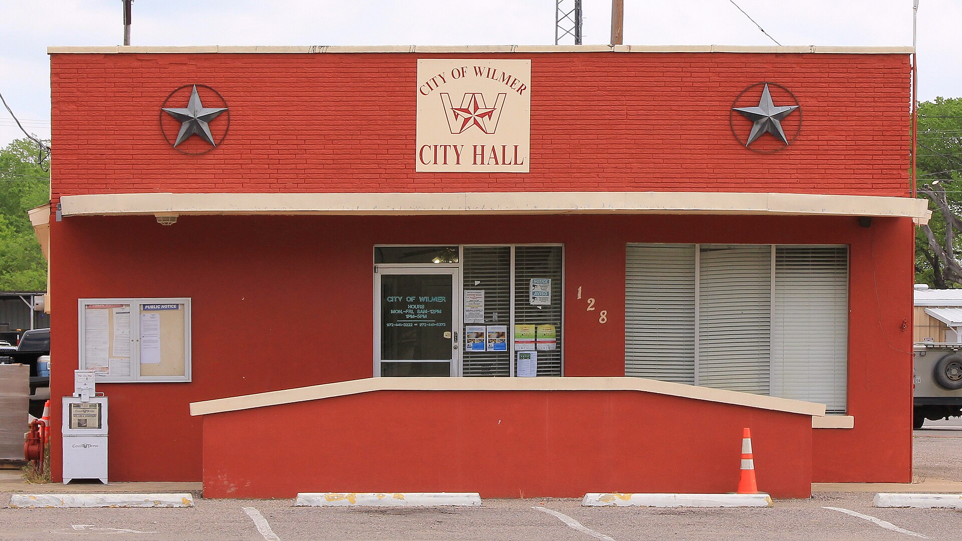 City Hall of Wilmer, Texas, United States.