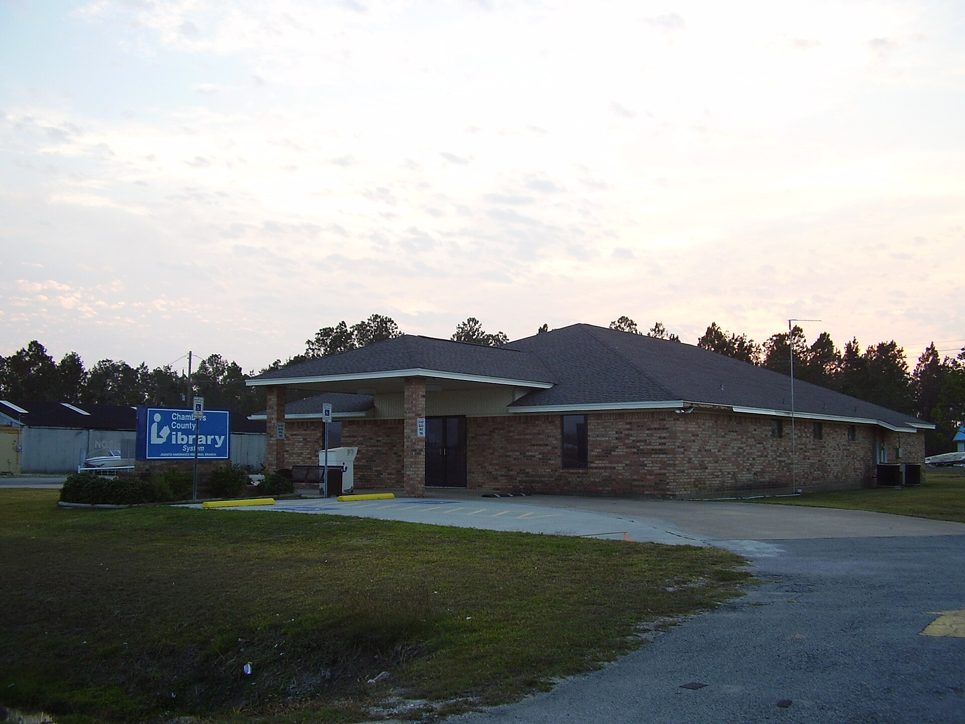Juanita Hargraves Memorial Branch Library in Chambers County, Texas, United States — Winnie, Texas