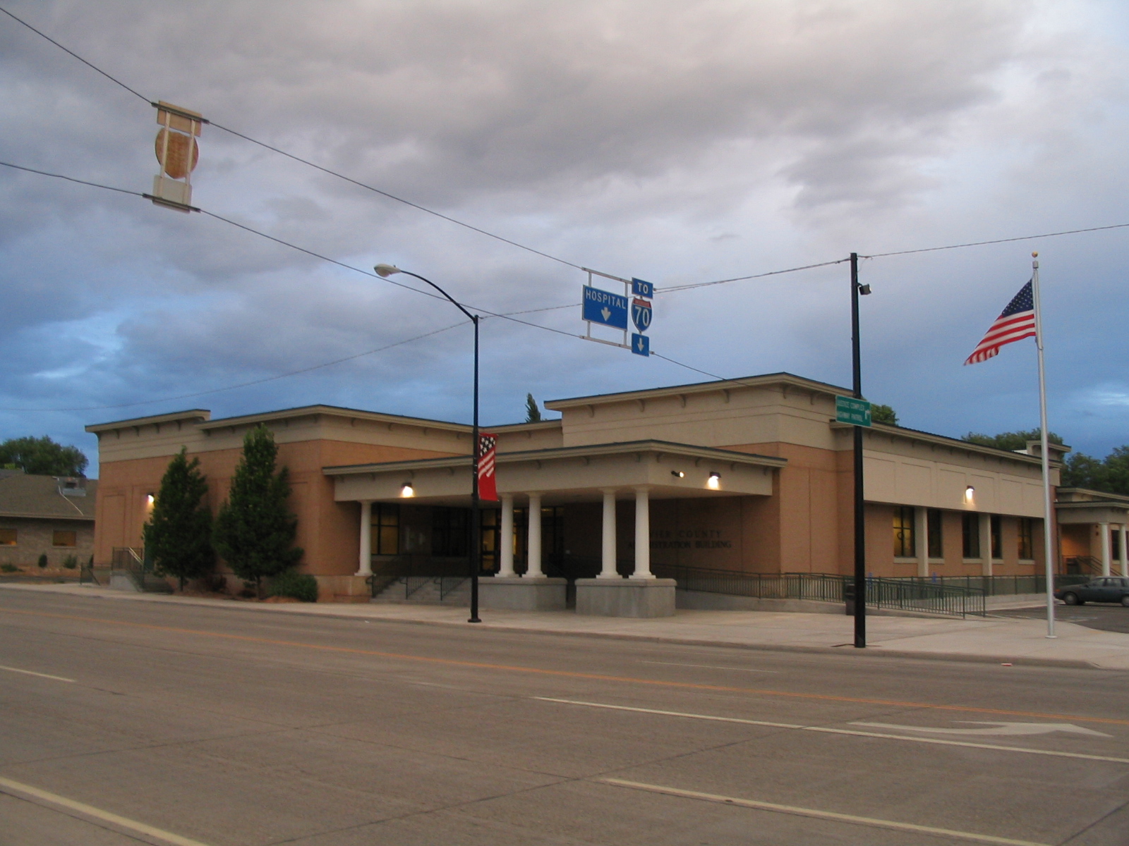 Sevier County Courthouse in Richfield, Utah, United States.