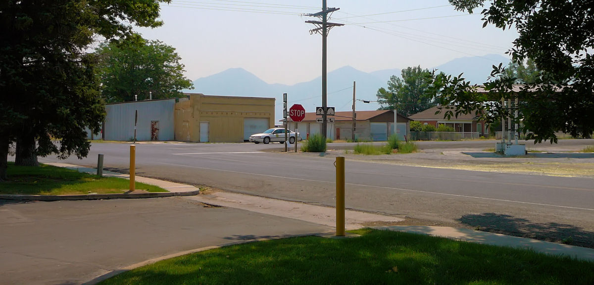 The town of Benjamin, Utah.