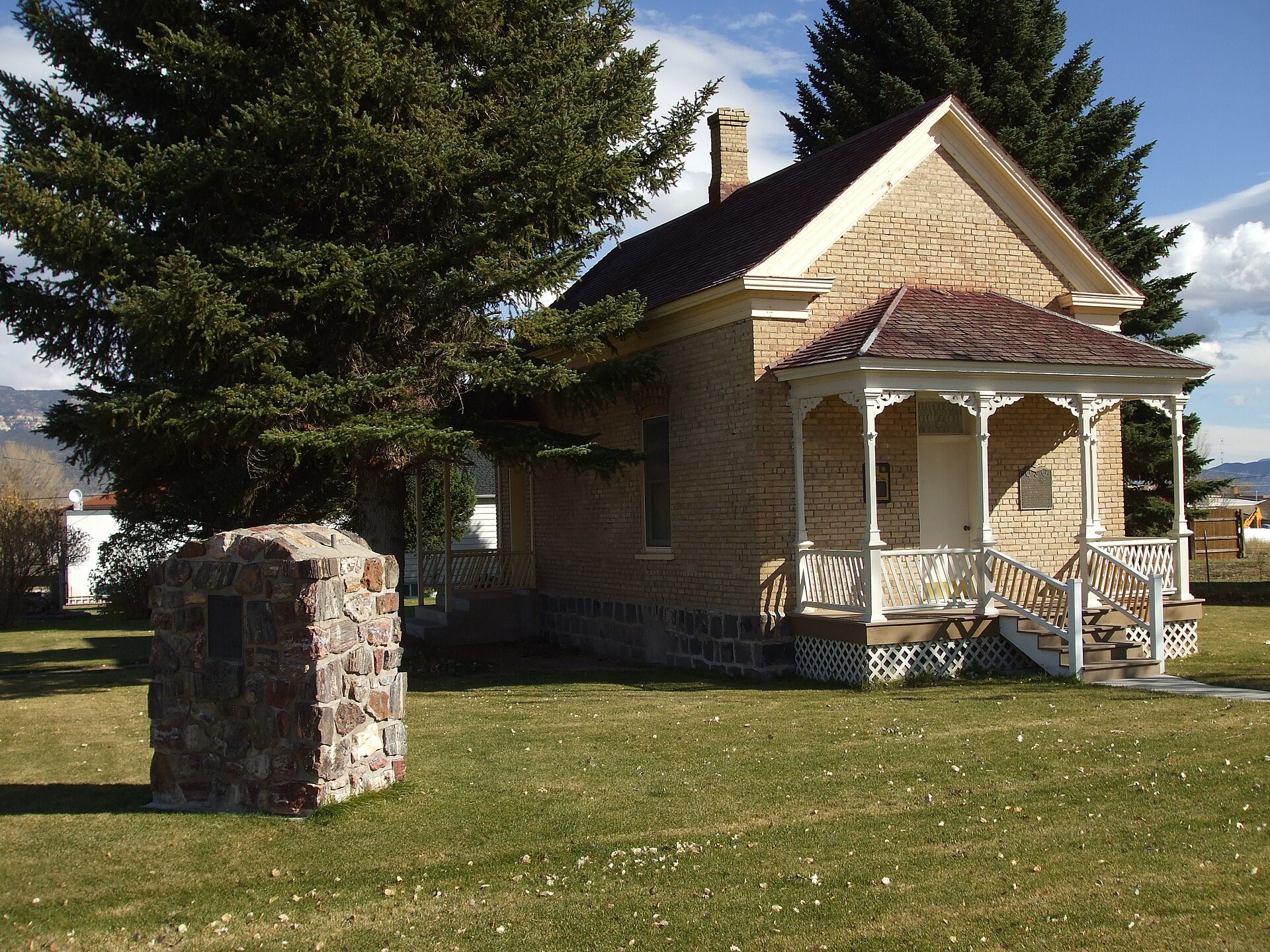 The Loa Tithing Office, a historic building in Loa, Utah, United States. — Wayne County, Utah