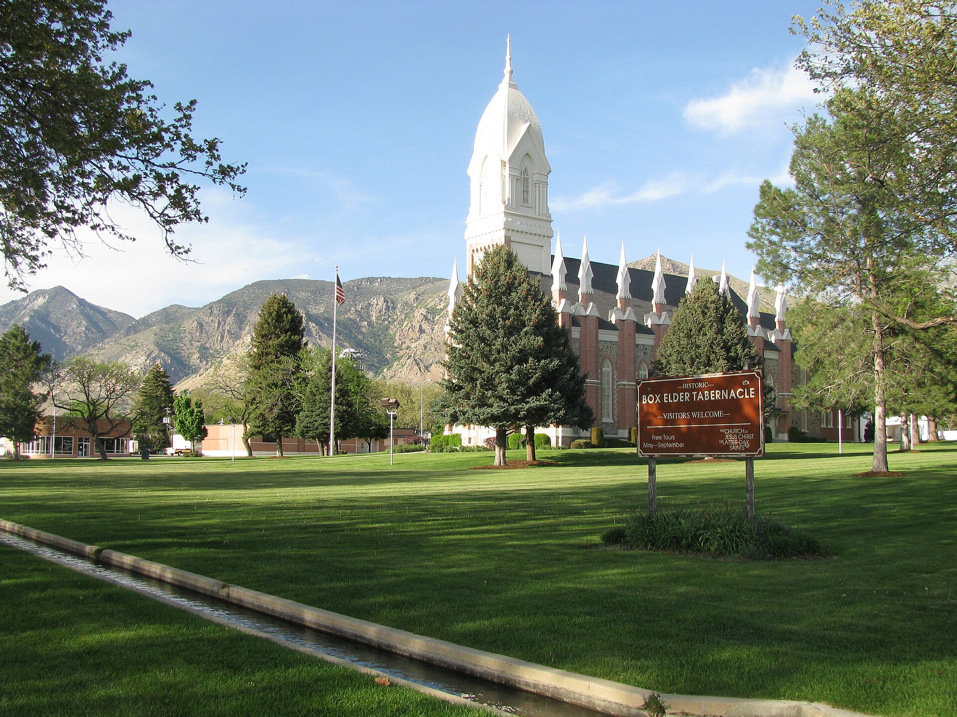 Box Elder Stake Tabernacle of The Church of Jesus Christ of Latter-day Saints located in Brigham City, Utah