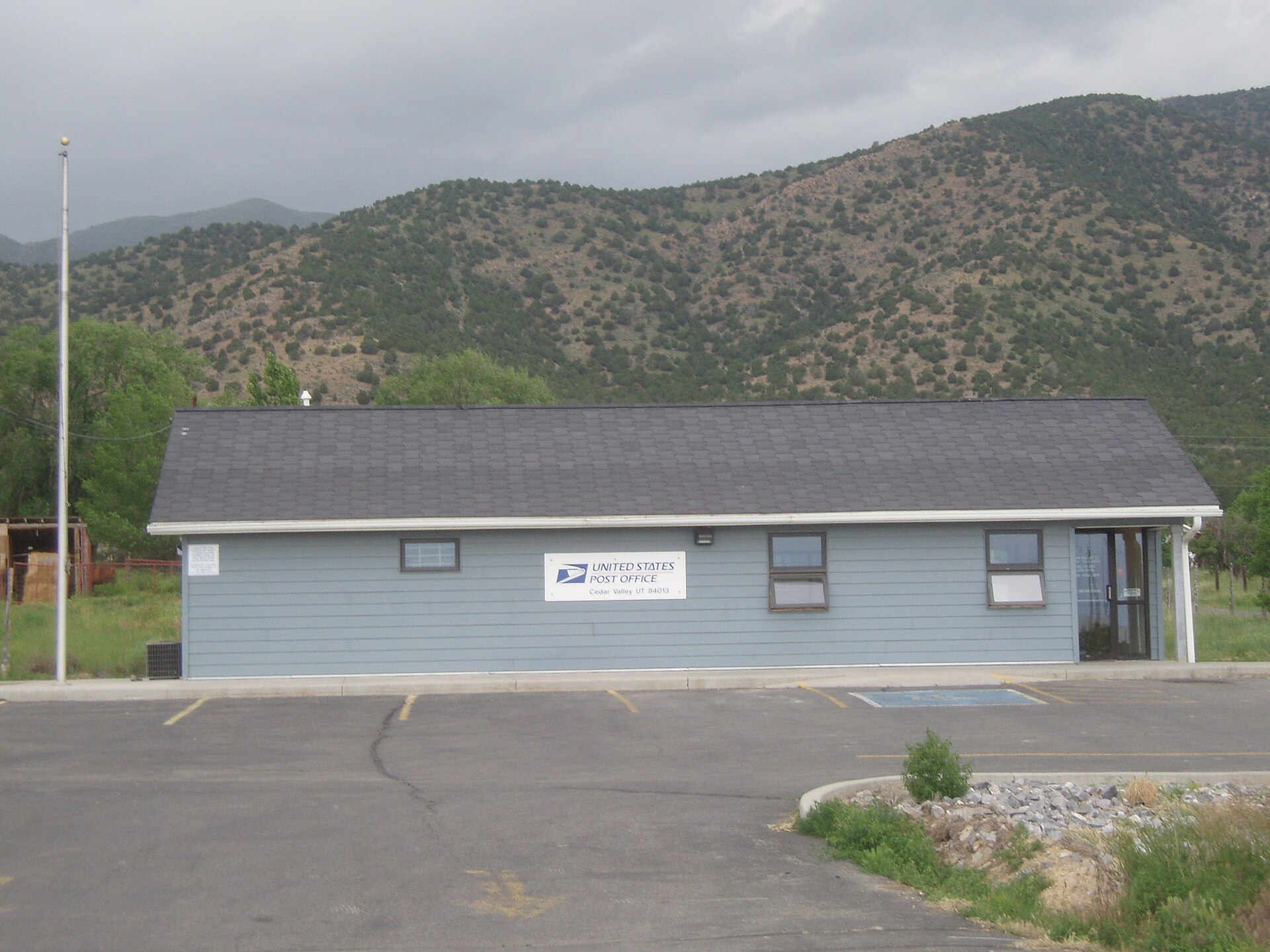 Cedar Valley Post Office, Cedar Fort, Utah, United States.