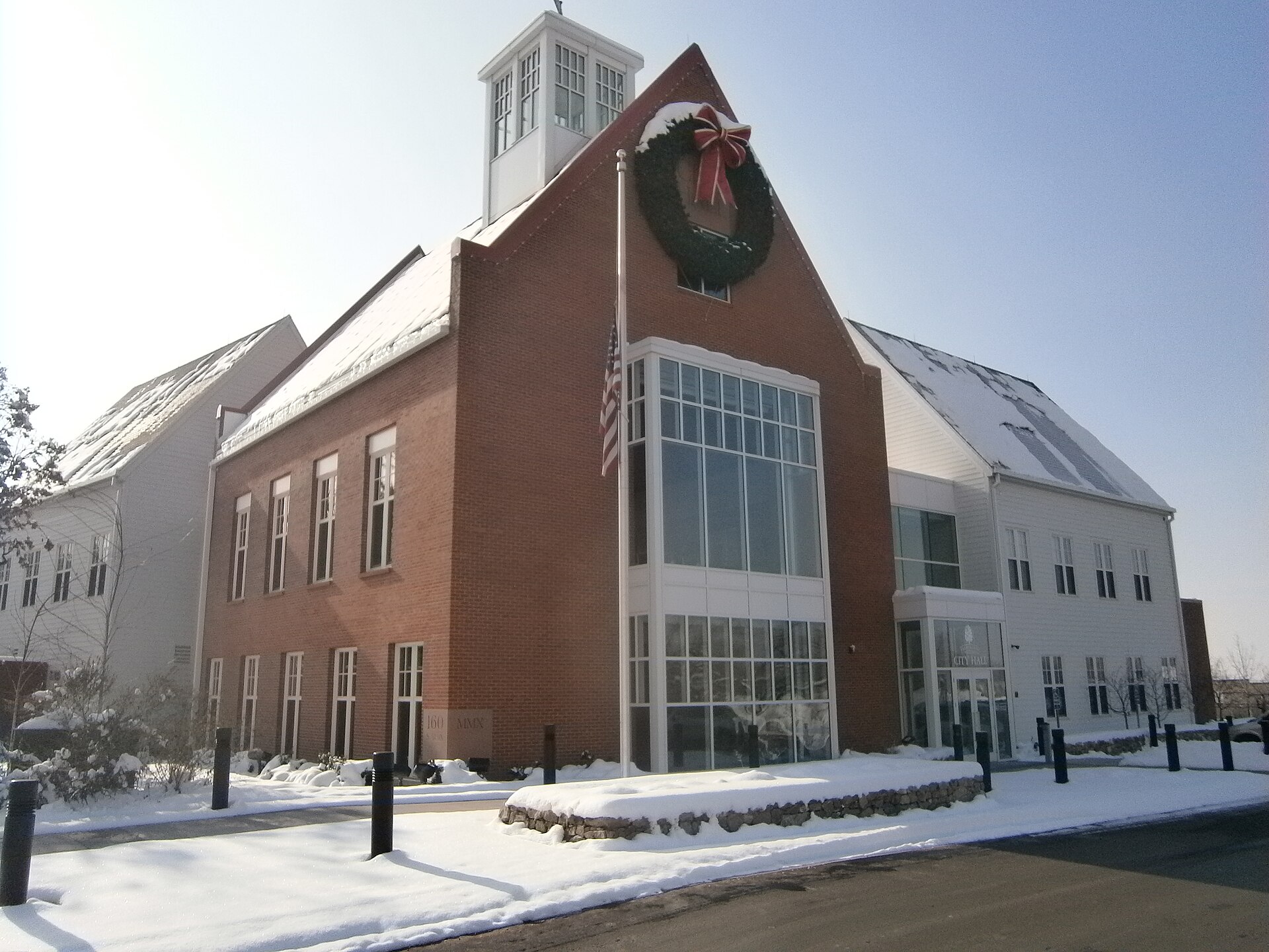 The city hall of Farmington, Utah, United States, built in 2010.