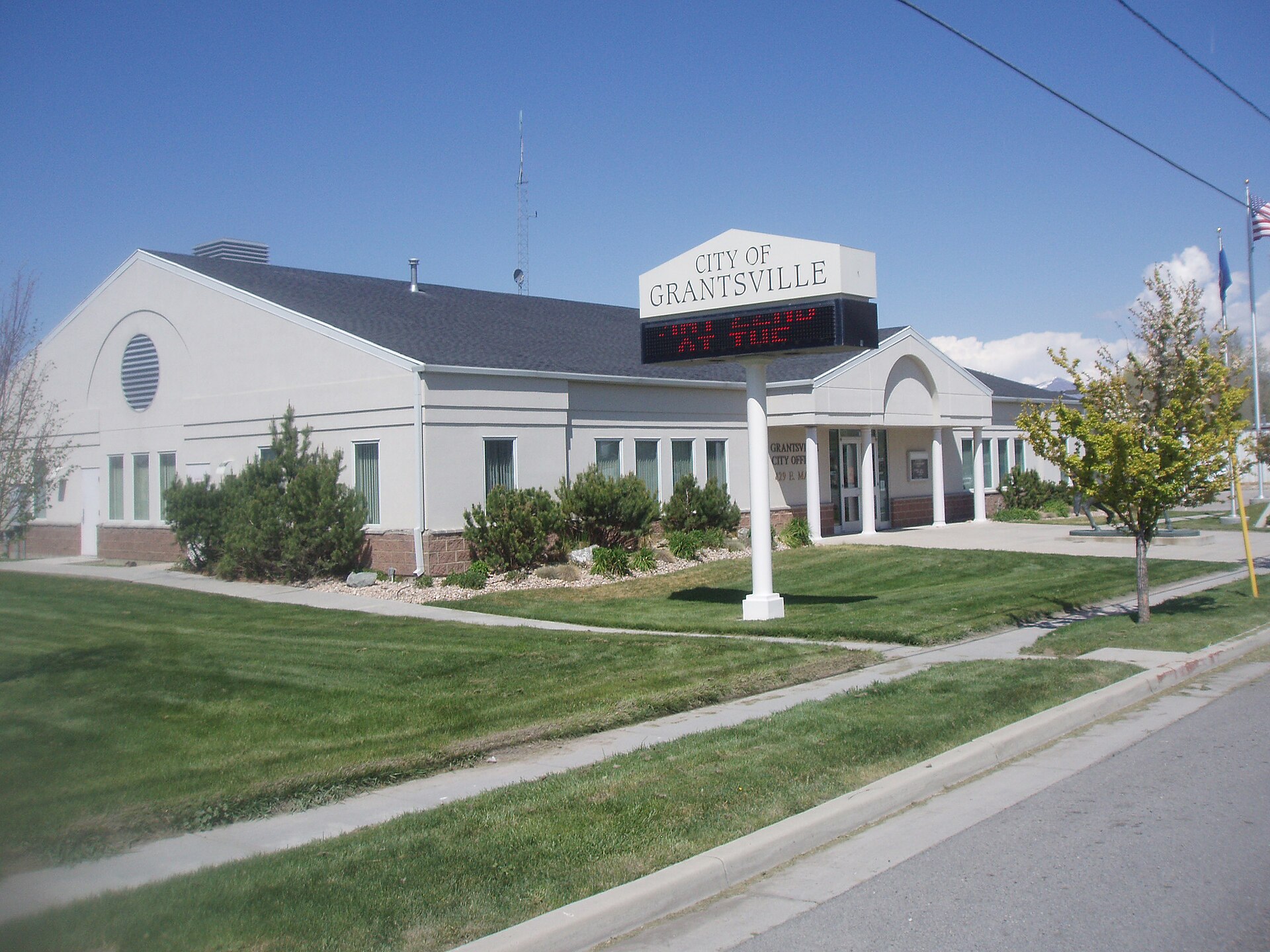 Grantsville City Office in Grantsville, Utah, United States.