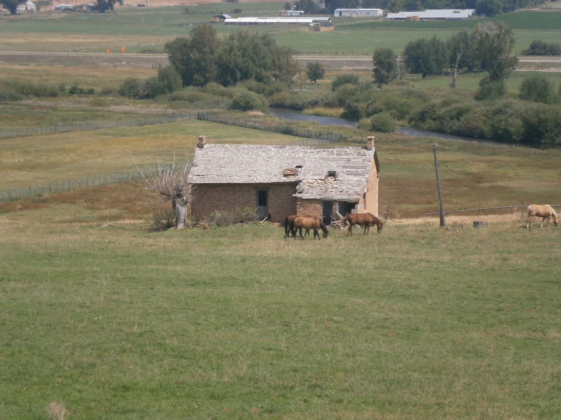 The Annie Birch House, a historic home in Hoytsville, Utah, United States.