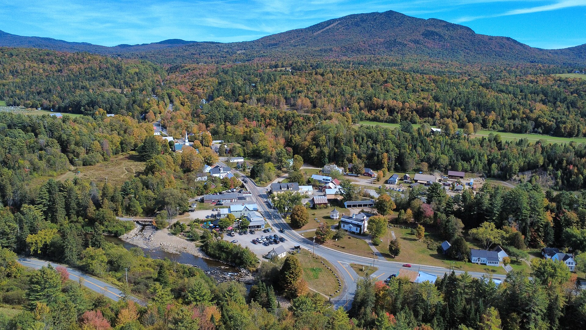 View of East Burke, VT, from the west — Vermont