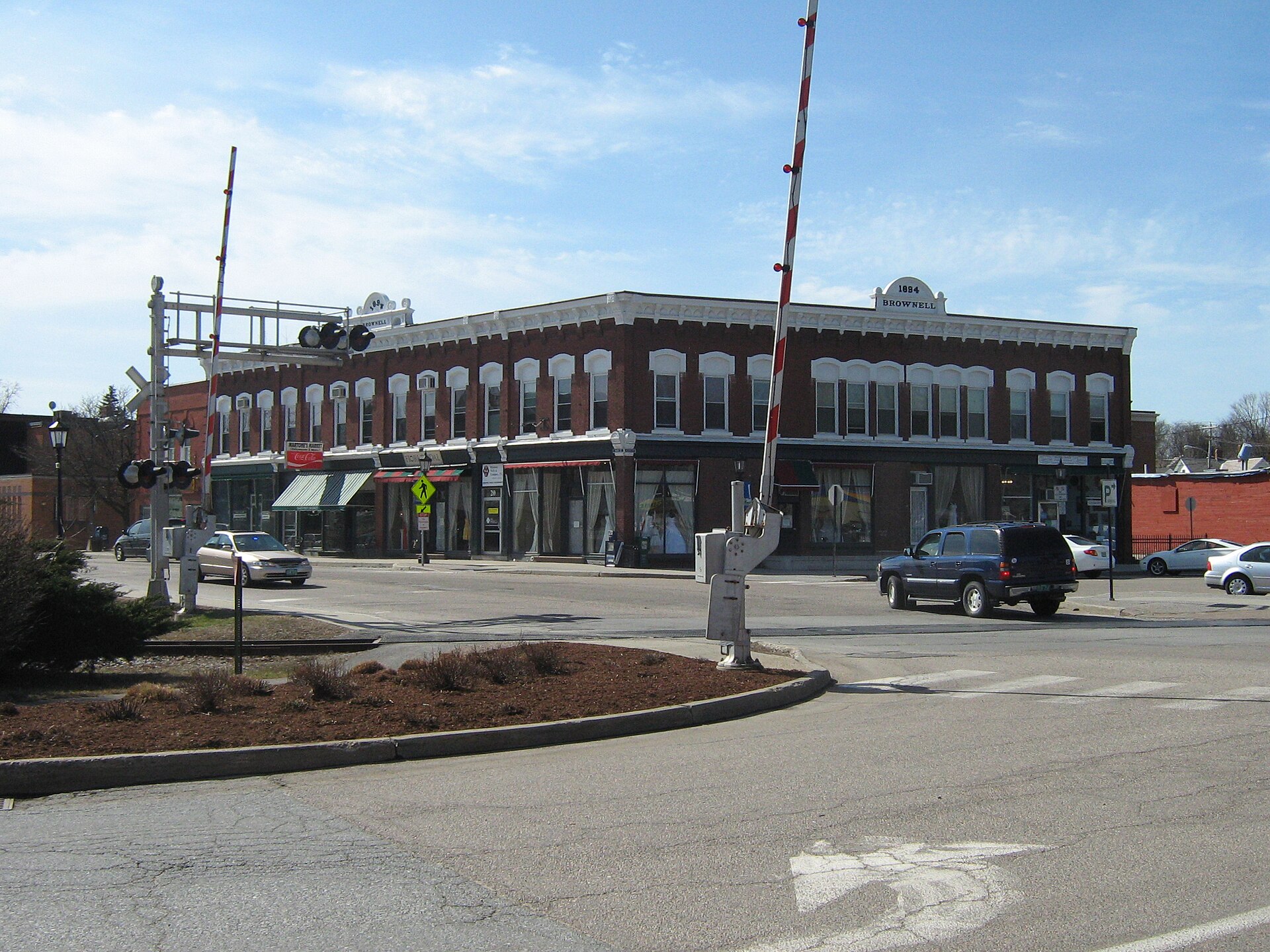 Downtown Essex Junction (Vermont) Commercial Historic District (partial).
