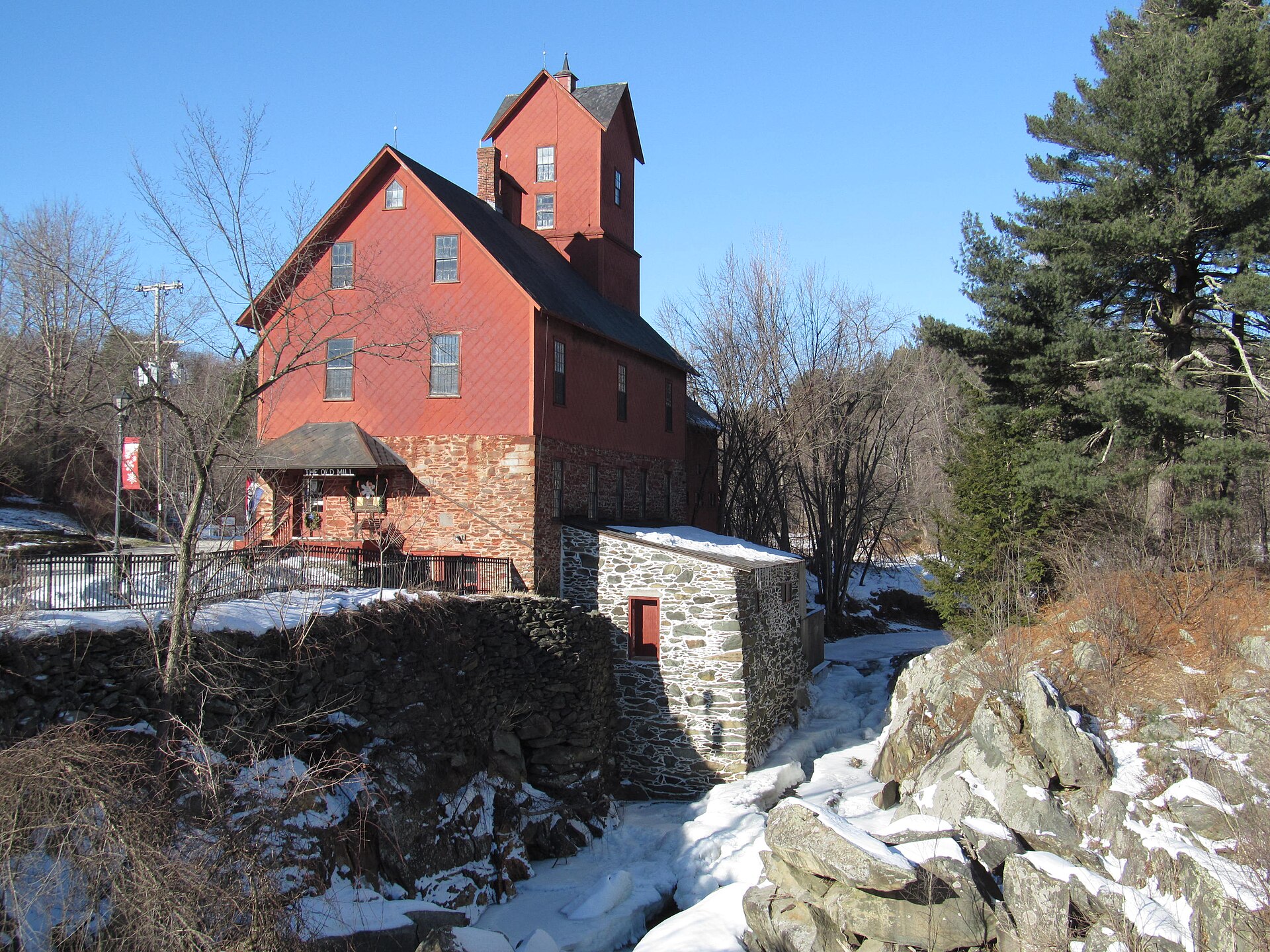 The old mill in Jericho Village, Jericho, Vermont.