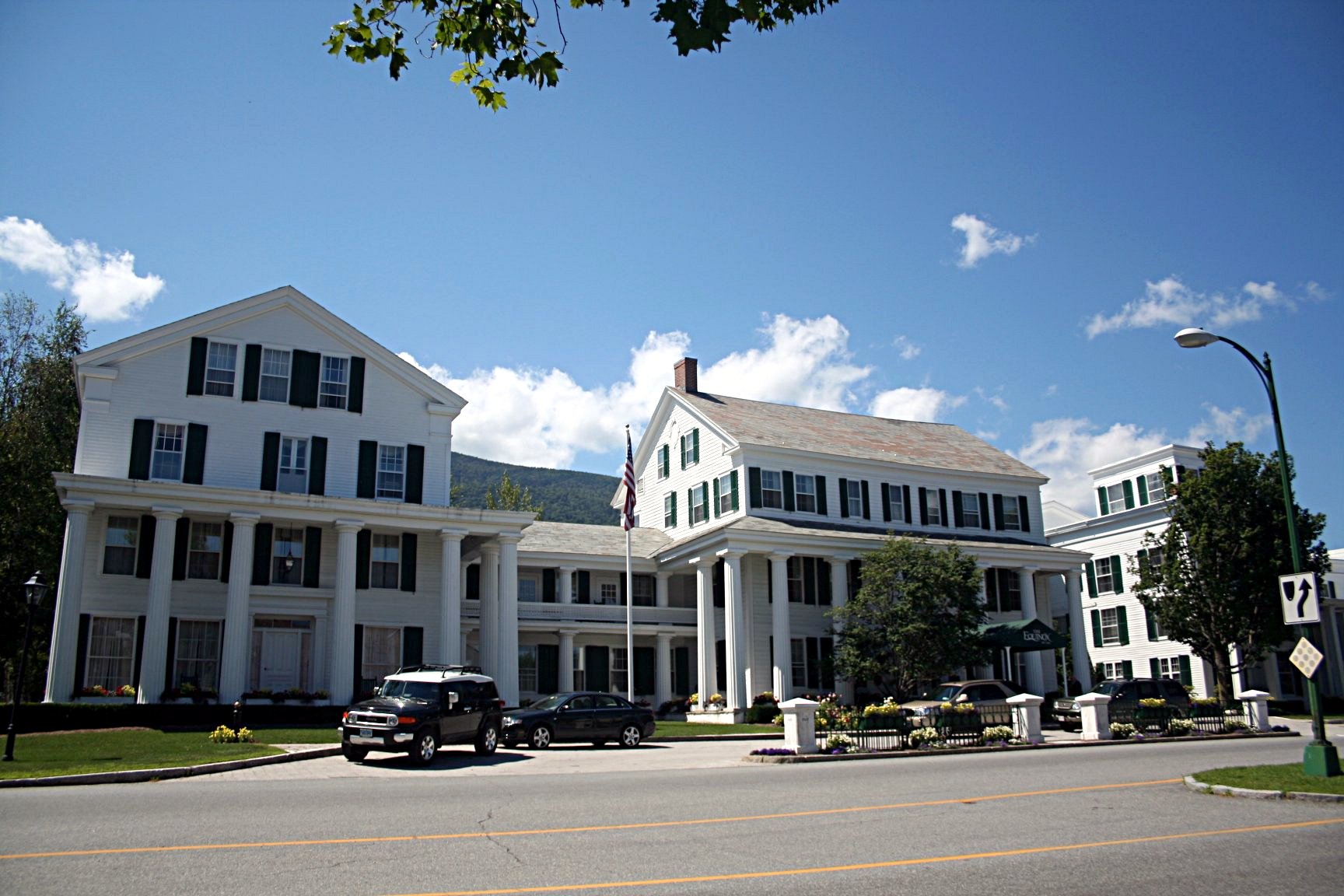 Photograph of the Equinox Hotel in Manchester Village, Vermont, United States of America