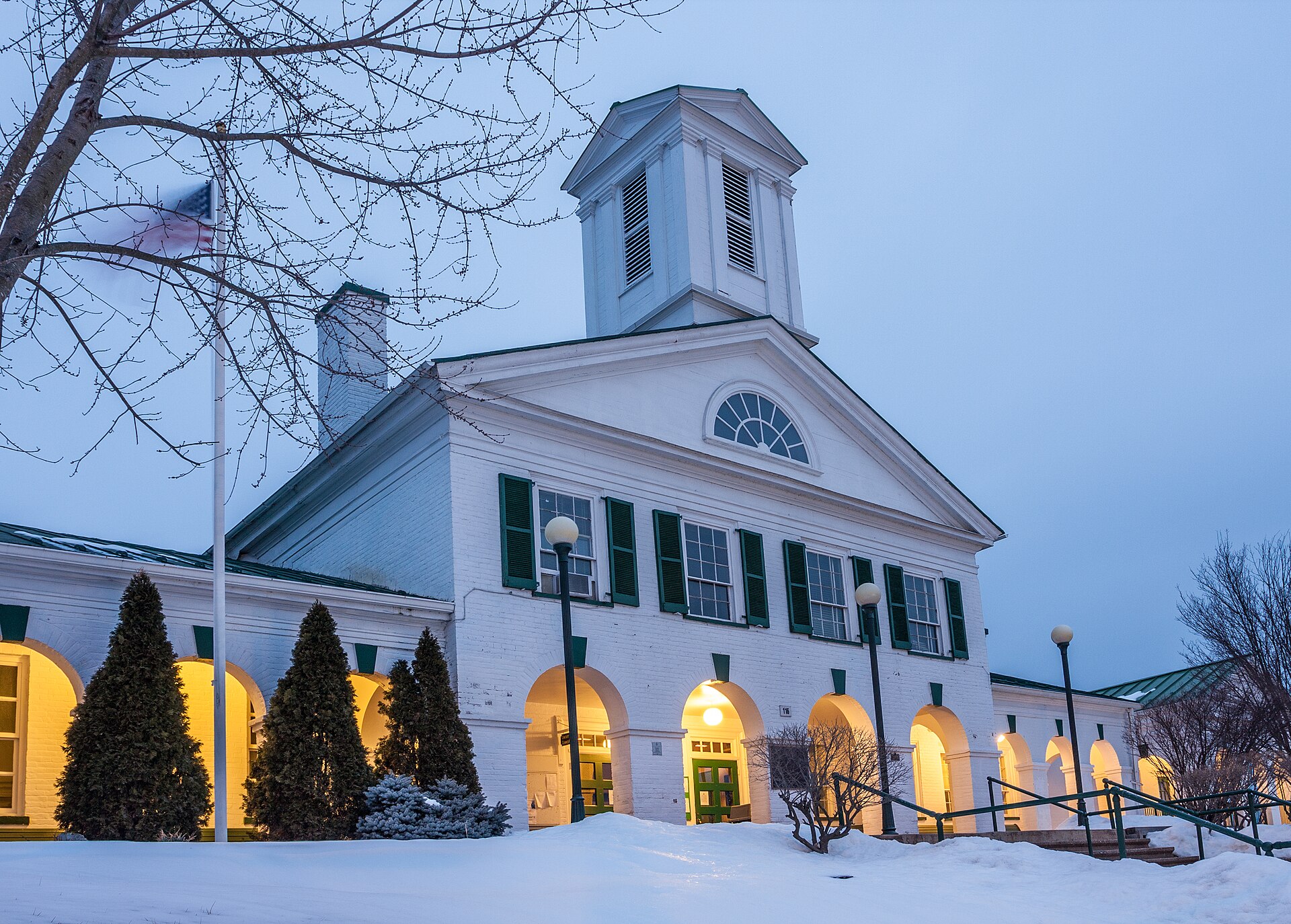 Page County Courthouse at Night, Luray, VA — Virginia