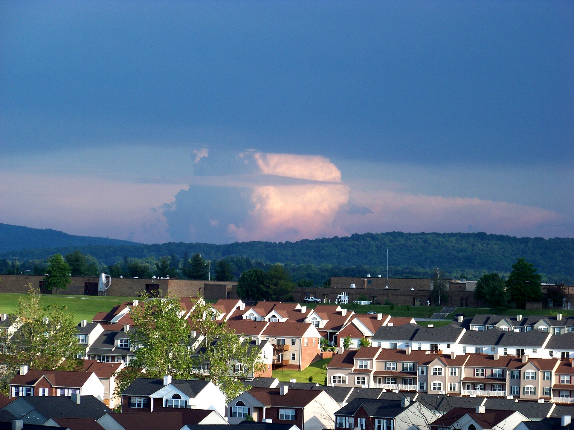 Unusual cloud toward Floyd — Christiansburg, Virginia