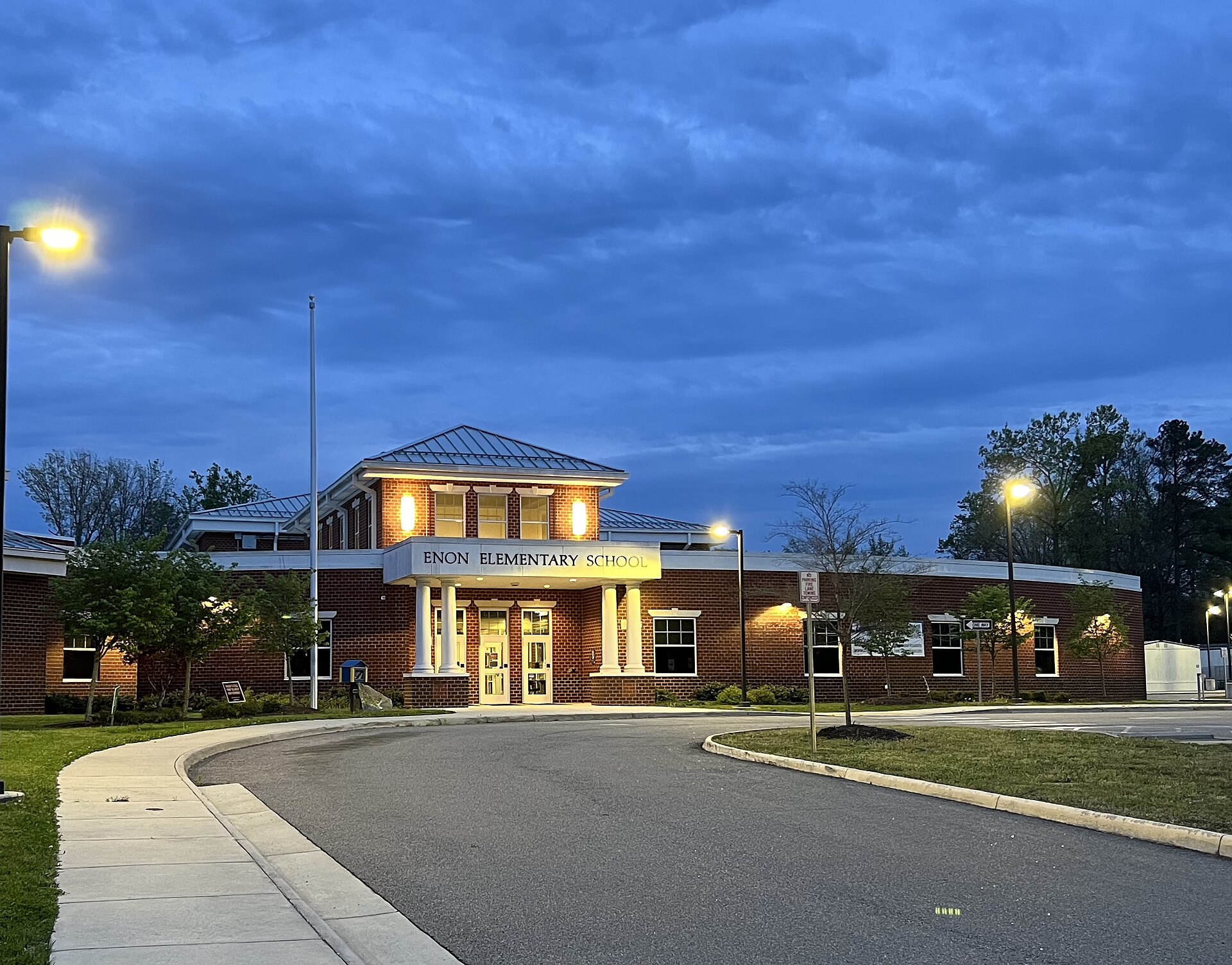 Enon Elementary School in Chesterfield County, Virginia.