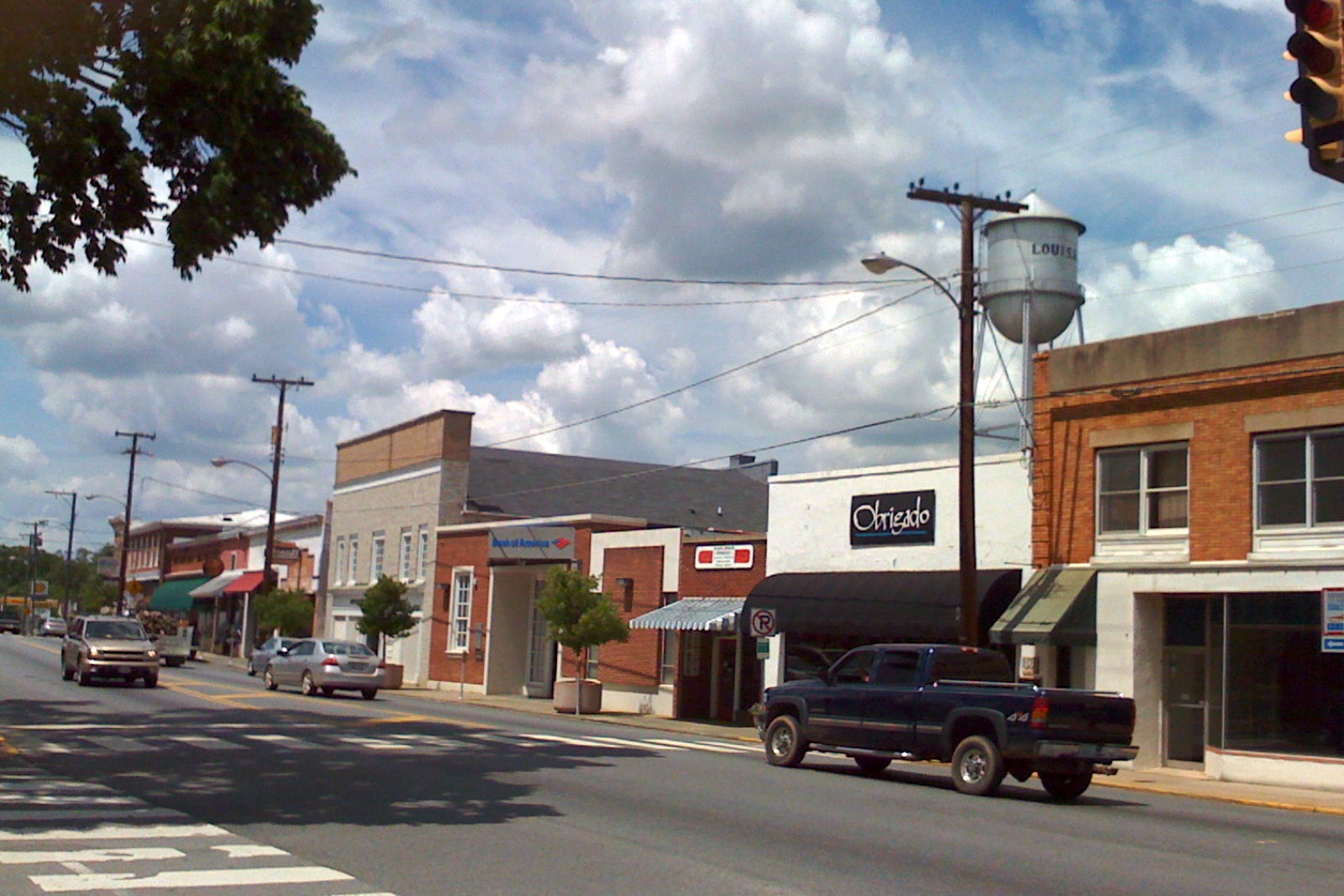 Main Street, Louisa, Virginia.