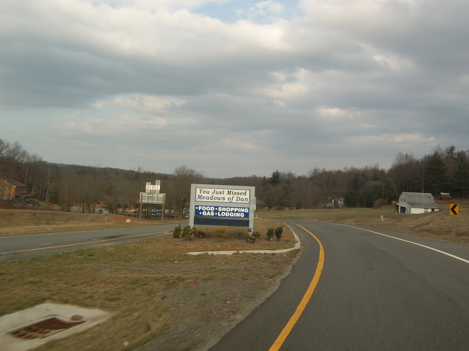 US Route 58 just outside Meadows of Dan, Virginia