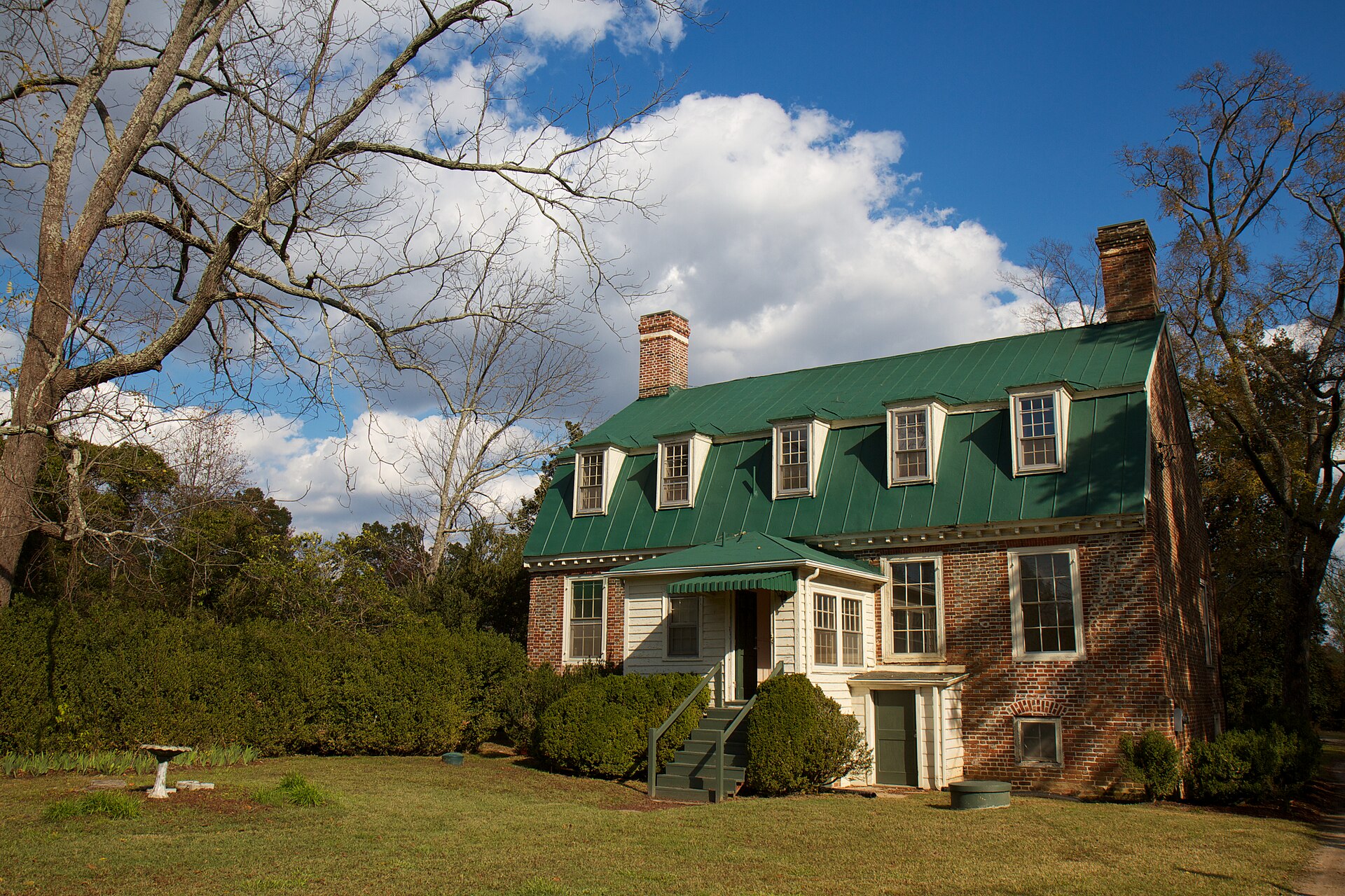 View of the Shelton House near Totopotomoy Creek in Virginia. — Mechanicsville, Virginia