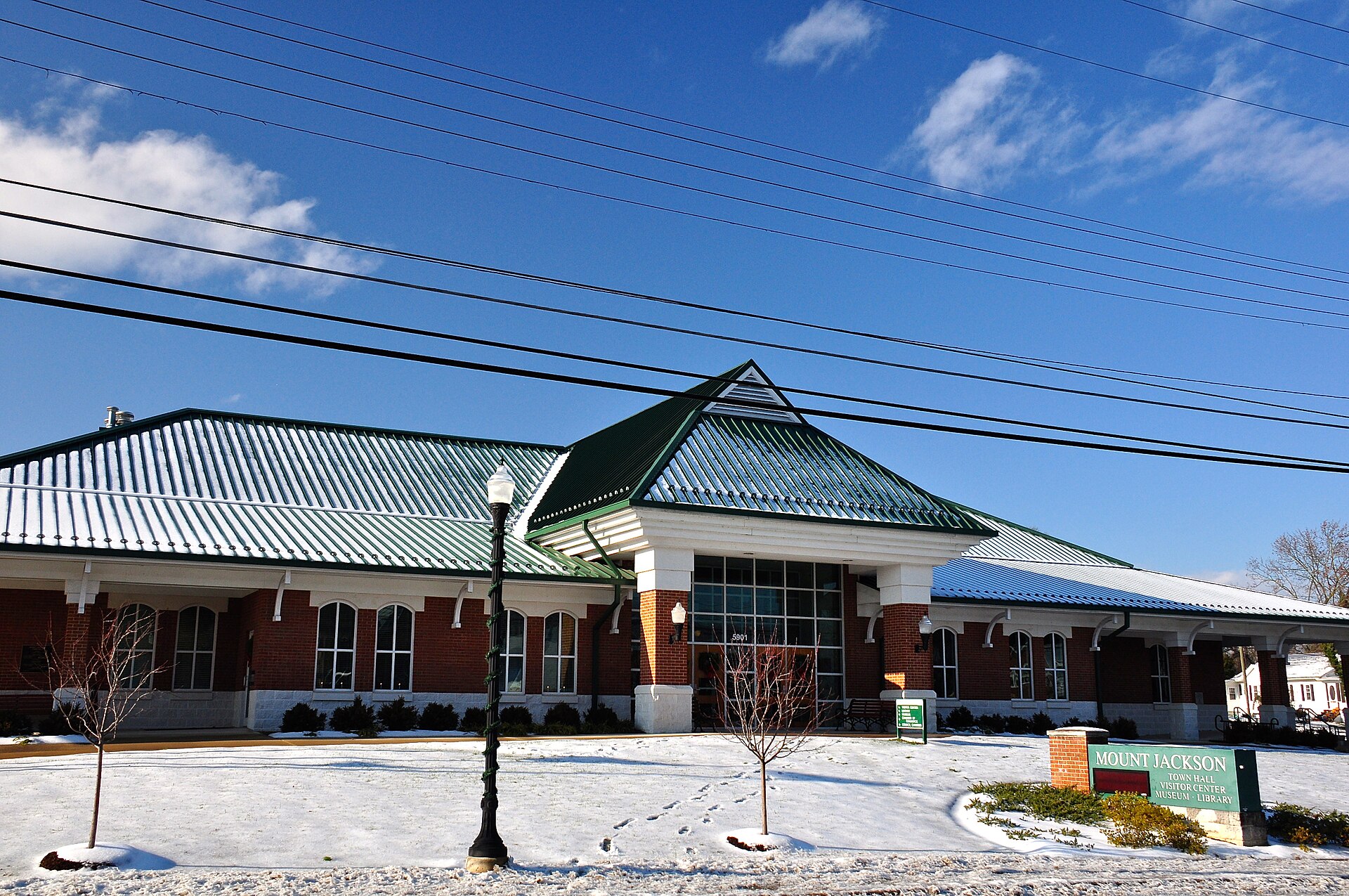 The Mount Jackson Town Hall, Visitor Center, Museum, and Library — Virginia
