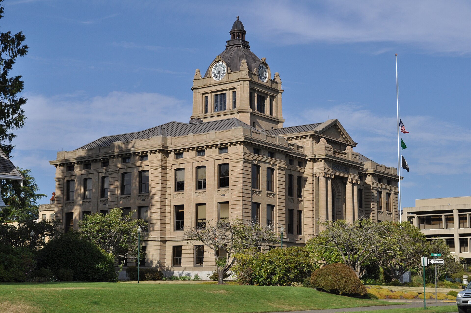 Grays Harbor County Courthouse, Montesano, Washington.