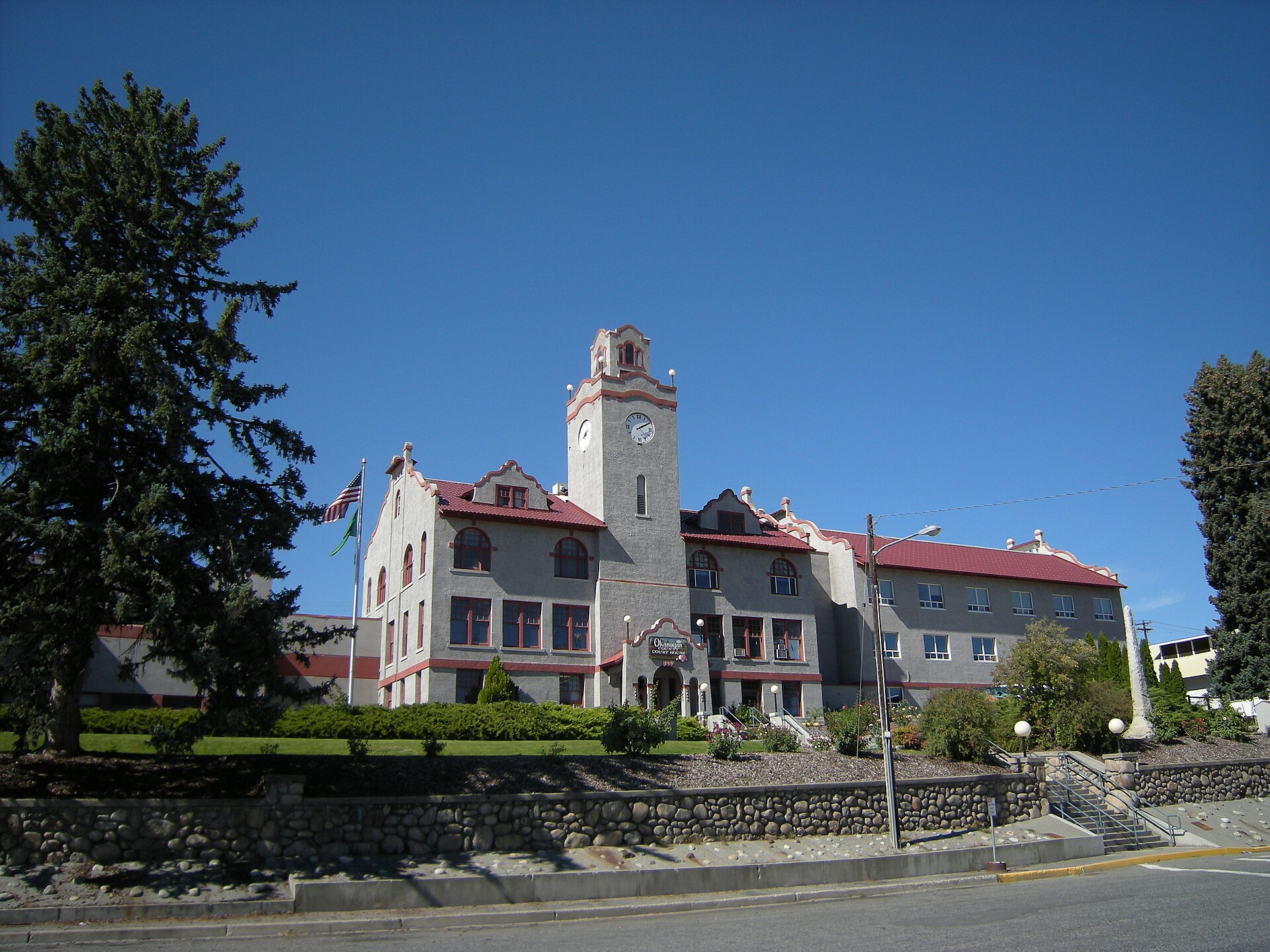 Okanogan County Courthouse, Okanogan, Washington.